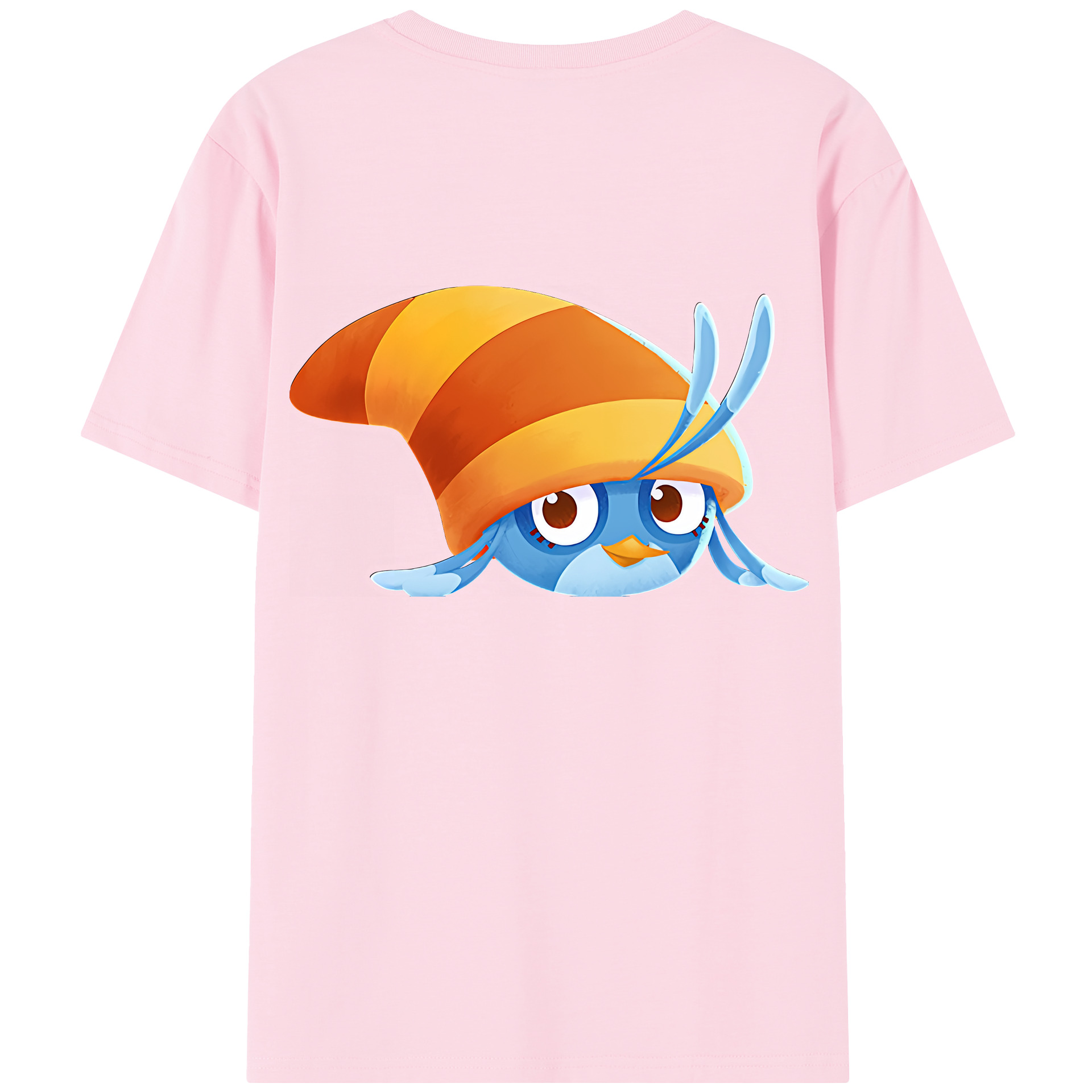 （画像用） Angry Birds アングリーバード 綿100％半袖Tシャツ（背面プリント）