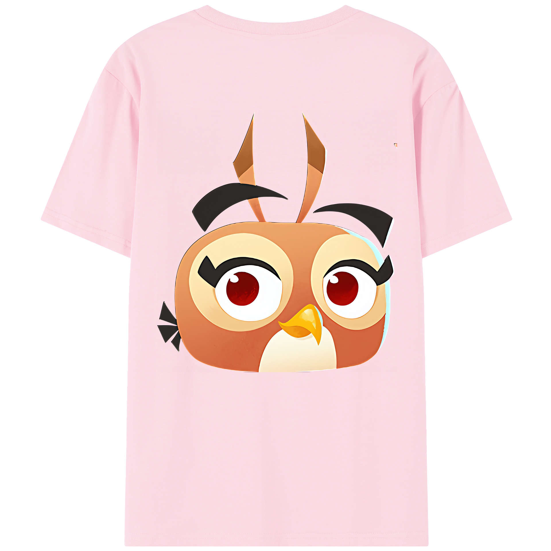 （画像用） Angry Birds アングリーバード 綿100％半袖Tシャツ（背面プリント）