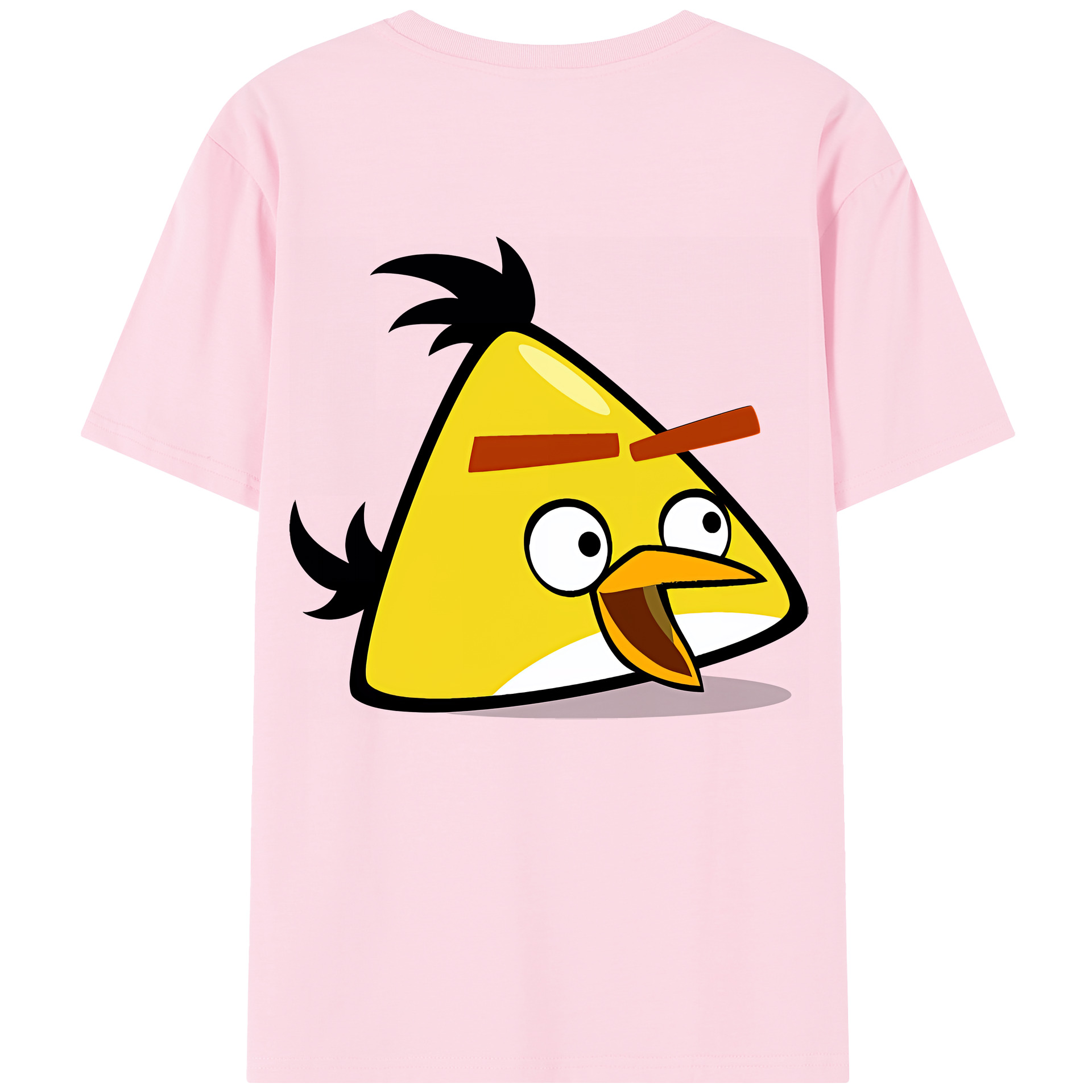 （画像用） Angry Birds アングリーバード 綿100％半袖Tシャツ（背面プリント）