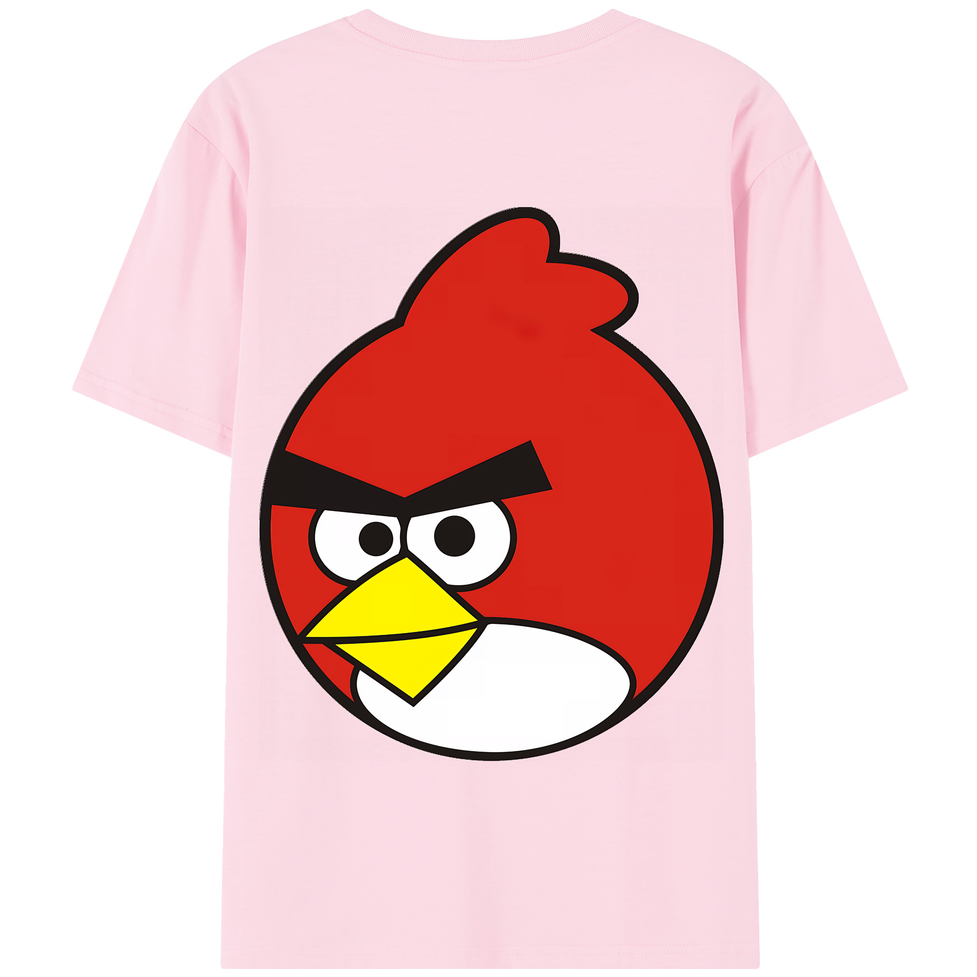 （画像用） Angry Birds アングリーバード 綿100％半袖Tシャツ（背面プリント）