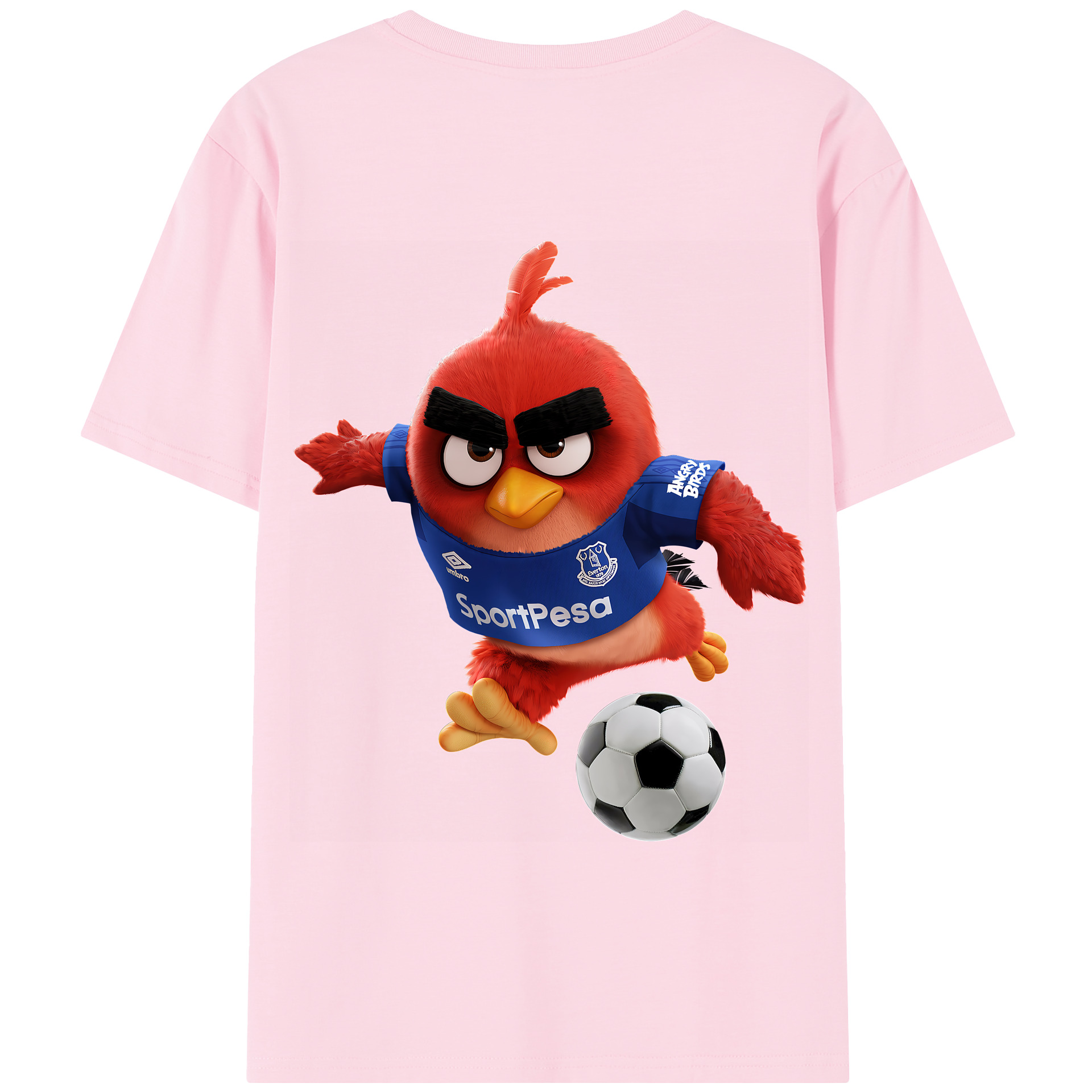 （画像用） Angry Birds アングリーバード 綿100％半袖Tシャツ（背面プリント）