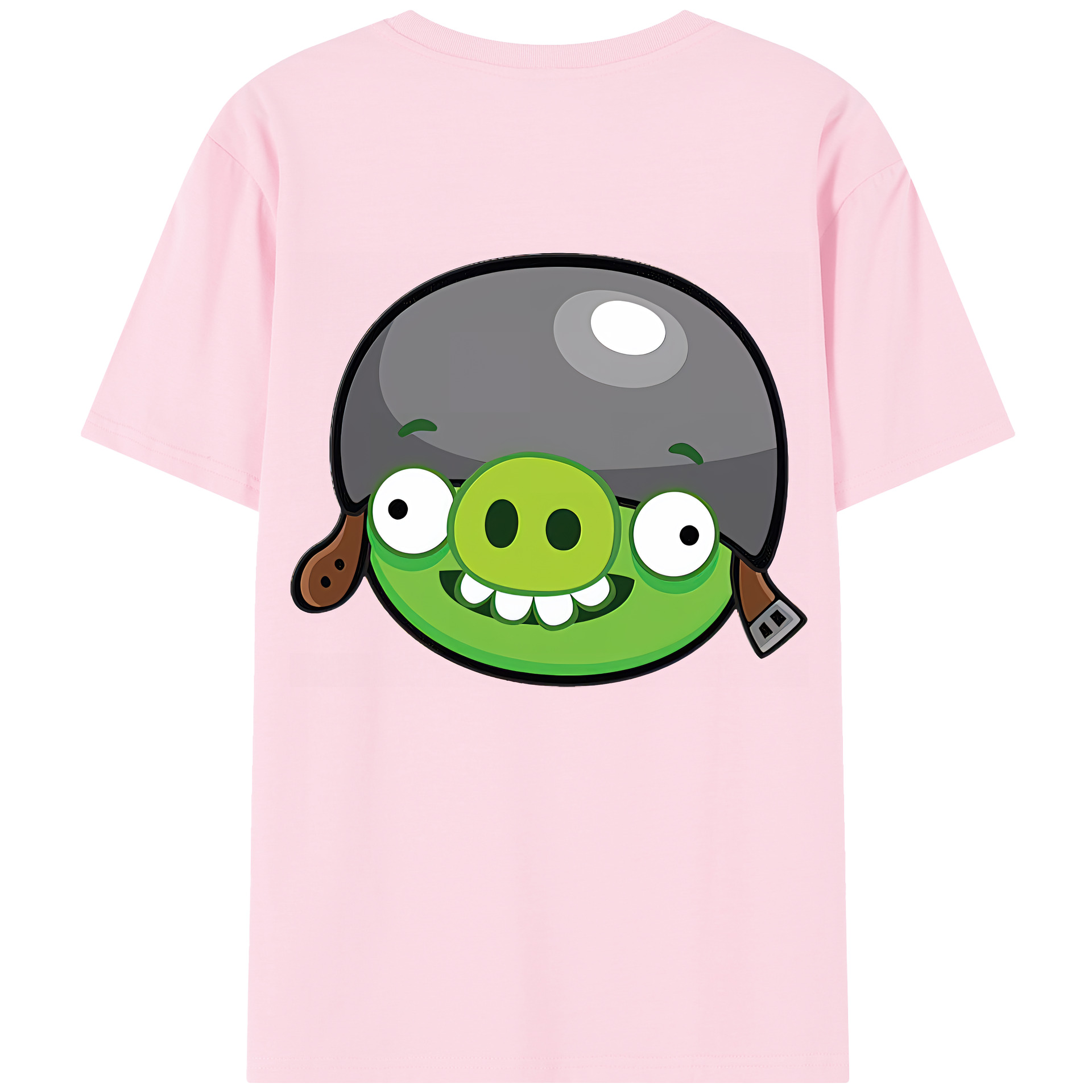 （画像用） Angry Birds アングリーバード 綿100％半袖Tシャツ（背面プリント）