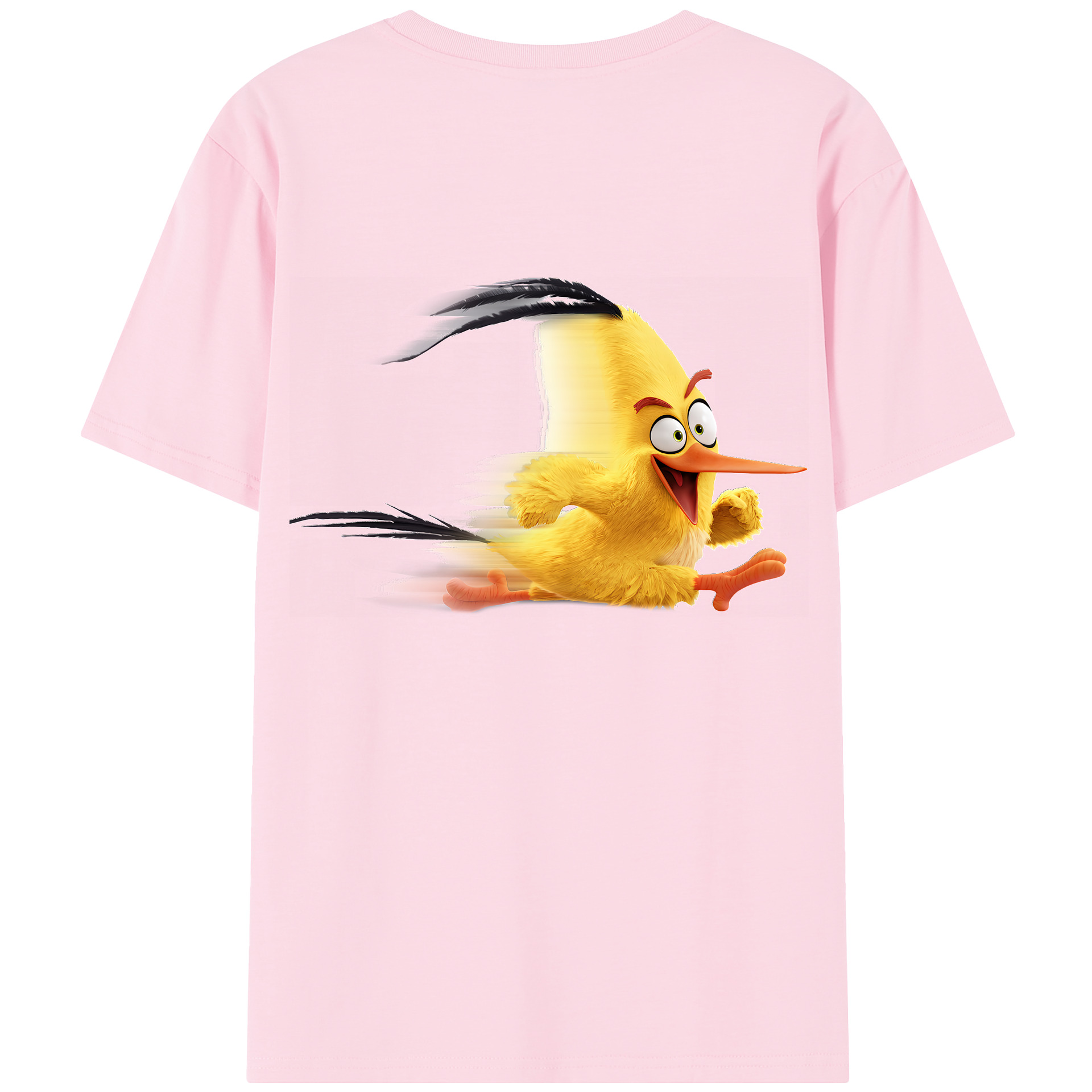 （画像用） Angry Birds アングリーバード 綿100％半袖Tシャツ（背面プリント）