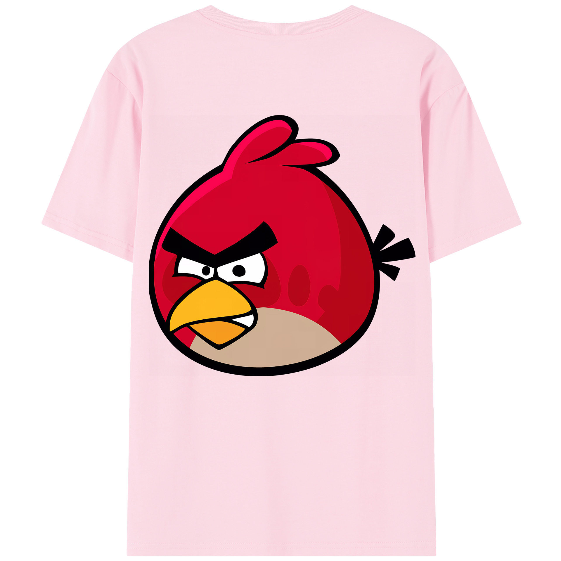 （画像用） Angry Birds アングリーバード 綿100％半袖Tシャツ（背面プリント）