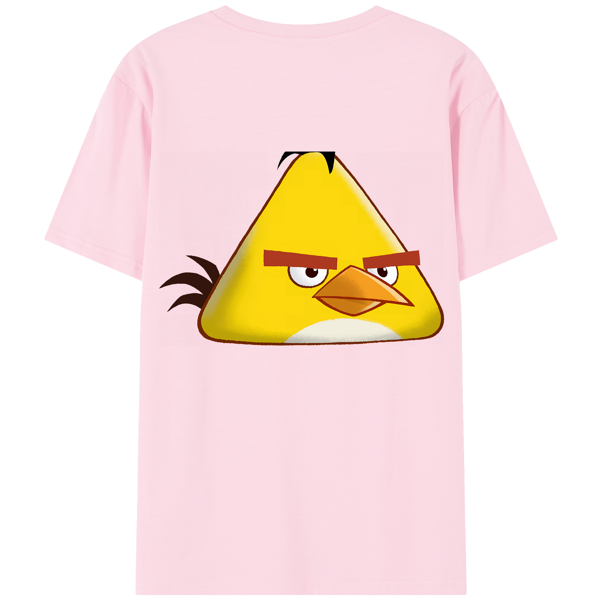 （画像用） Angry Birds アングリーバード 綿100％半袖Tシャツ（背面プリント）