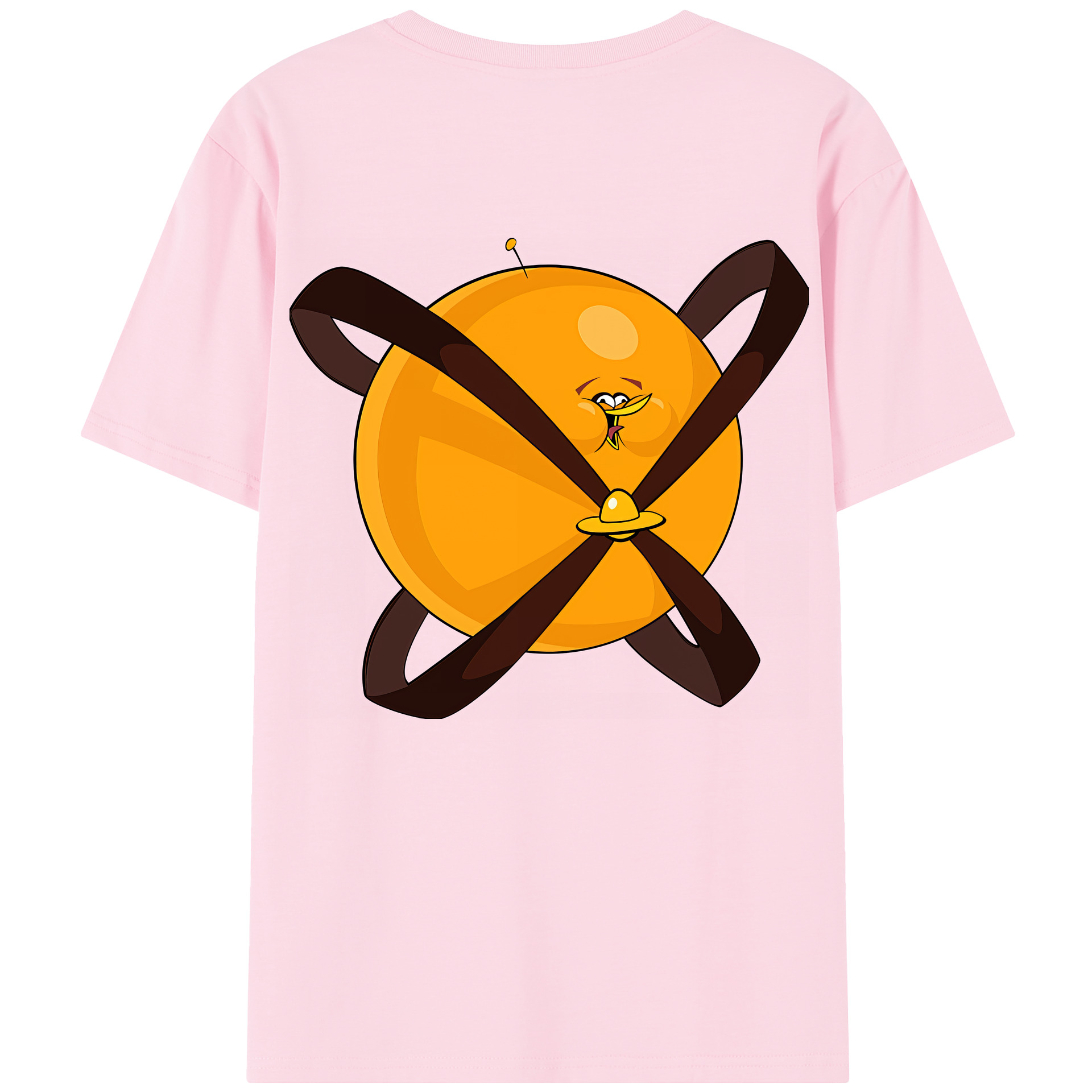 （画像用） Angry Birds アングリーバード 綿100％半袖Tシャツ（背面プリント）