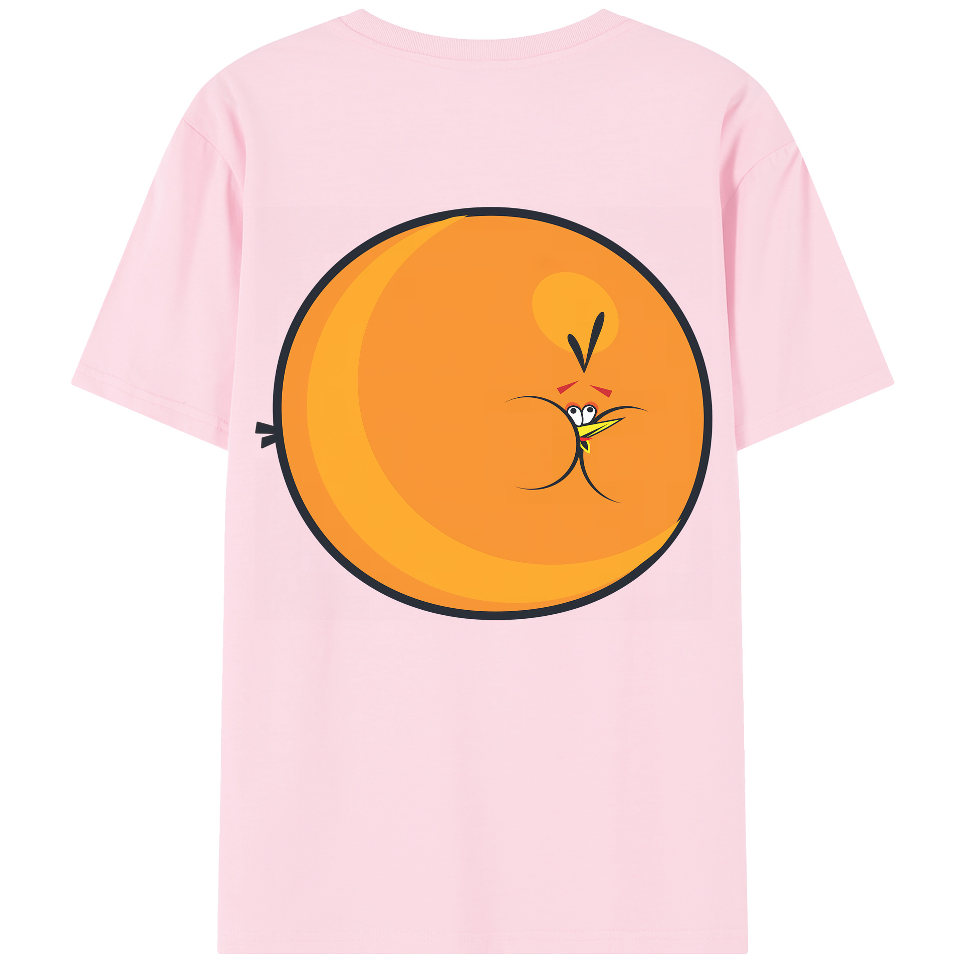 （画像用） Angry Birds アングリーバード 綿100％半袖Tシャツ（背面プリント）