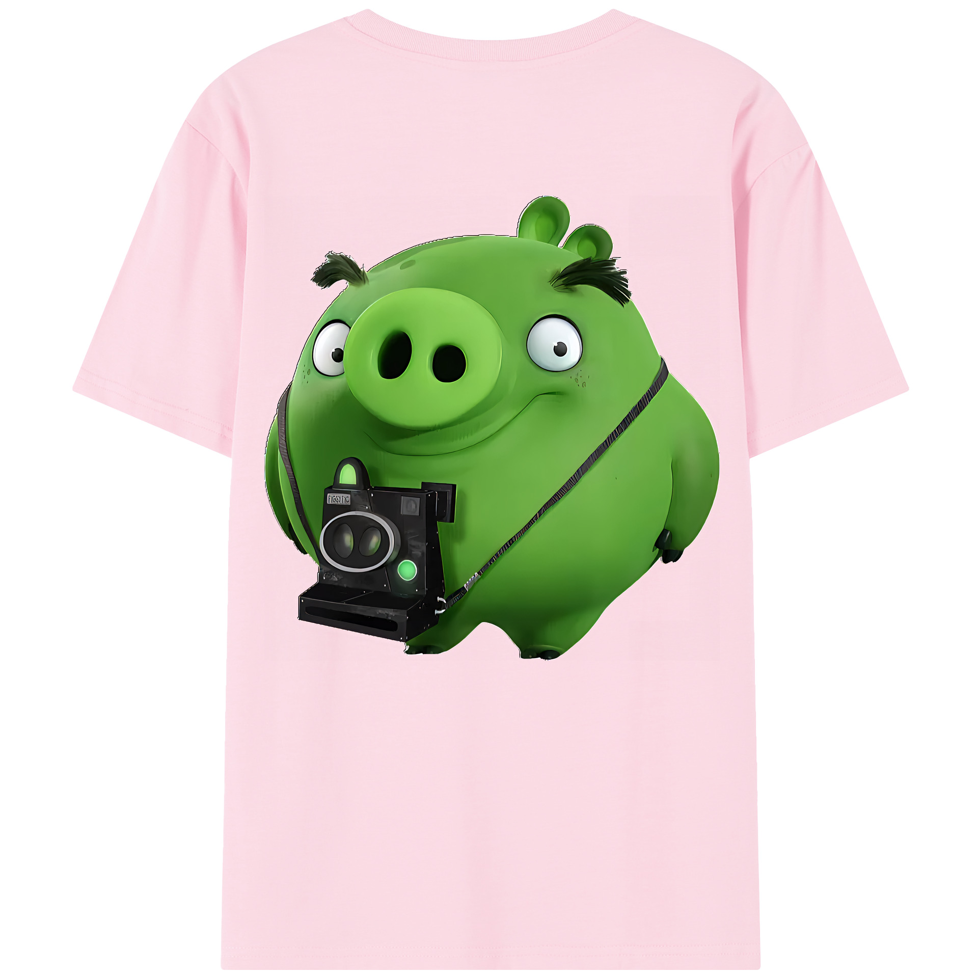 （画像用） Angry Birds アングリーバード 綿100％半袖Tシャツ（背面プリント）