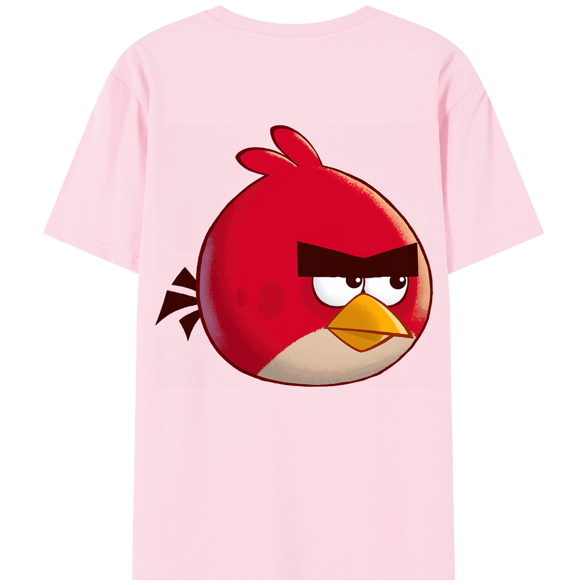 （画像用） Angry Birds アングリーバード 綿100％半袖Tシャツ（背面プリント）