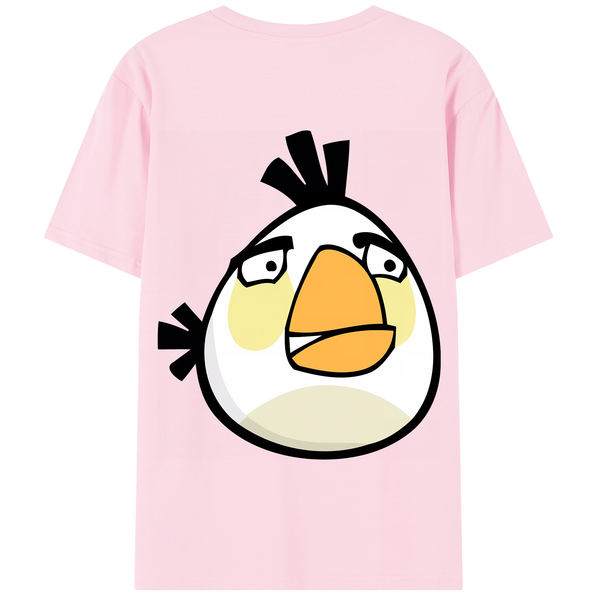 （画像用） Angry Birds アングリーバード 綿100％半袖Tシャツ（背面プリント）