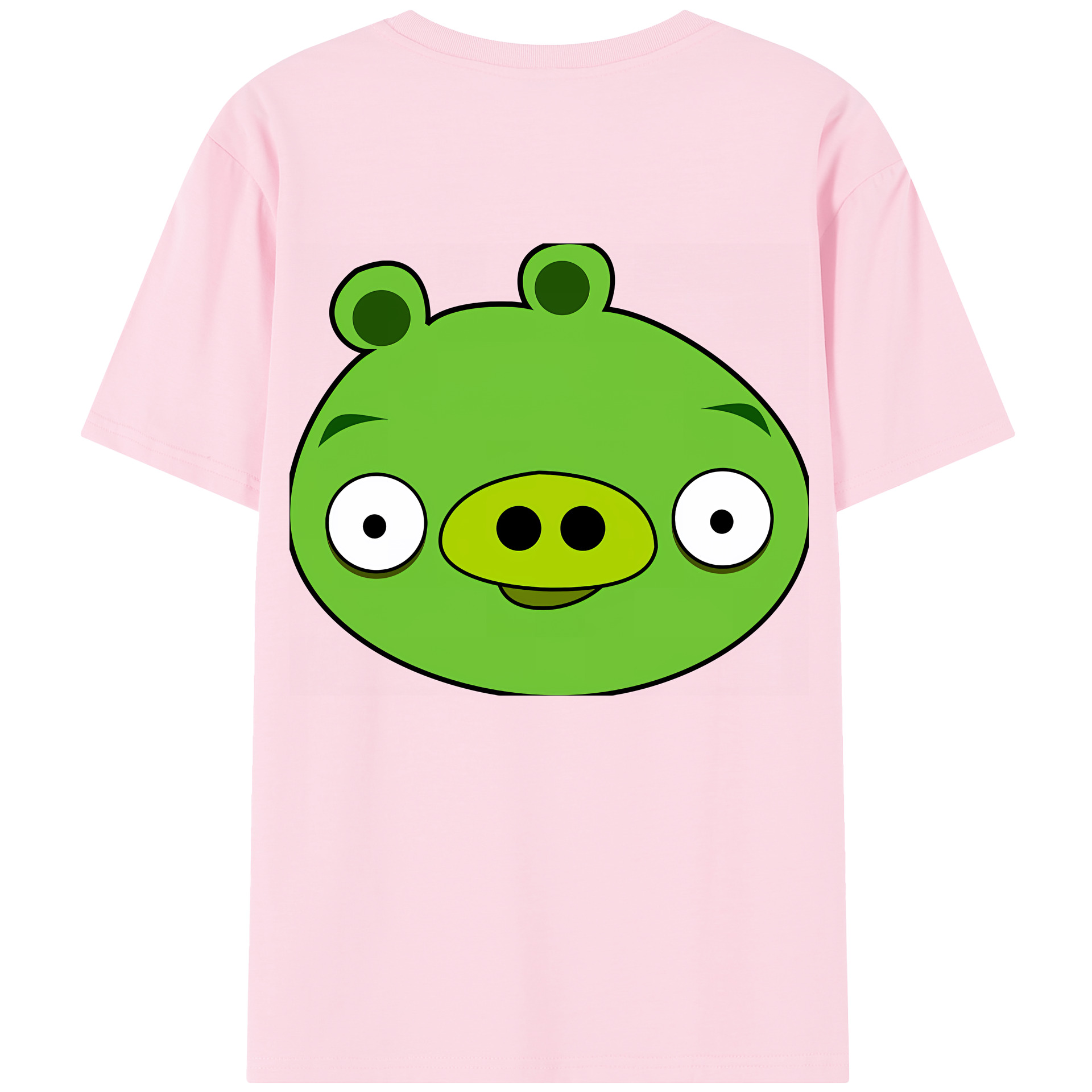 （画像用） Angry Birds アングリーバード 綿100％半袖Tシャツ（背面プリント）