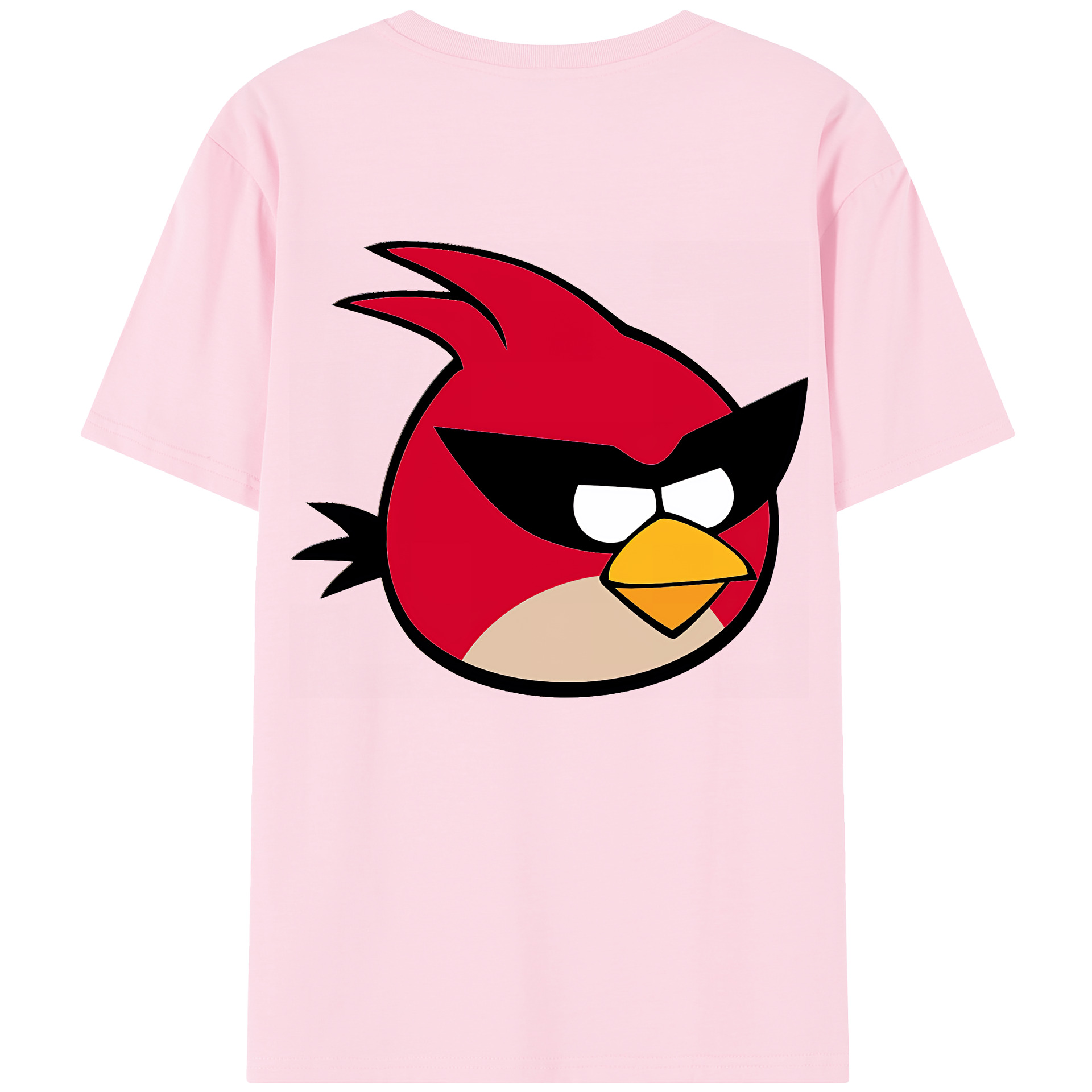 （画像用） Angry Birds アングリーバード 綿100％半袖Tシャツ（背面プリント）