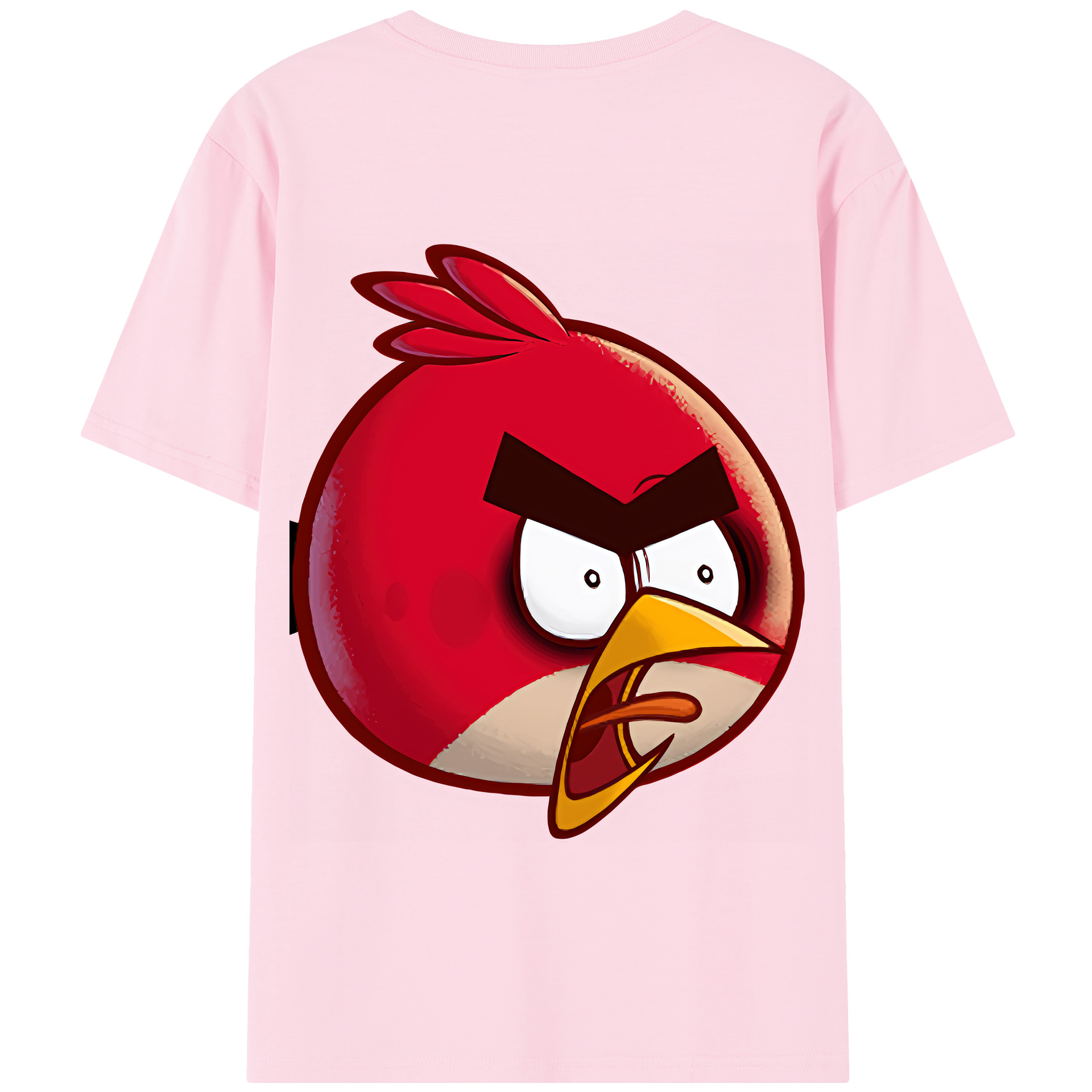 （画像用） Angry Birds アングリーバード 綿100％半袖Tシャツ（背面プリント）