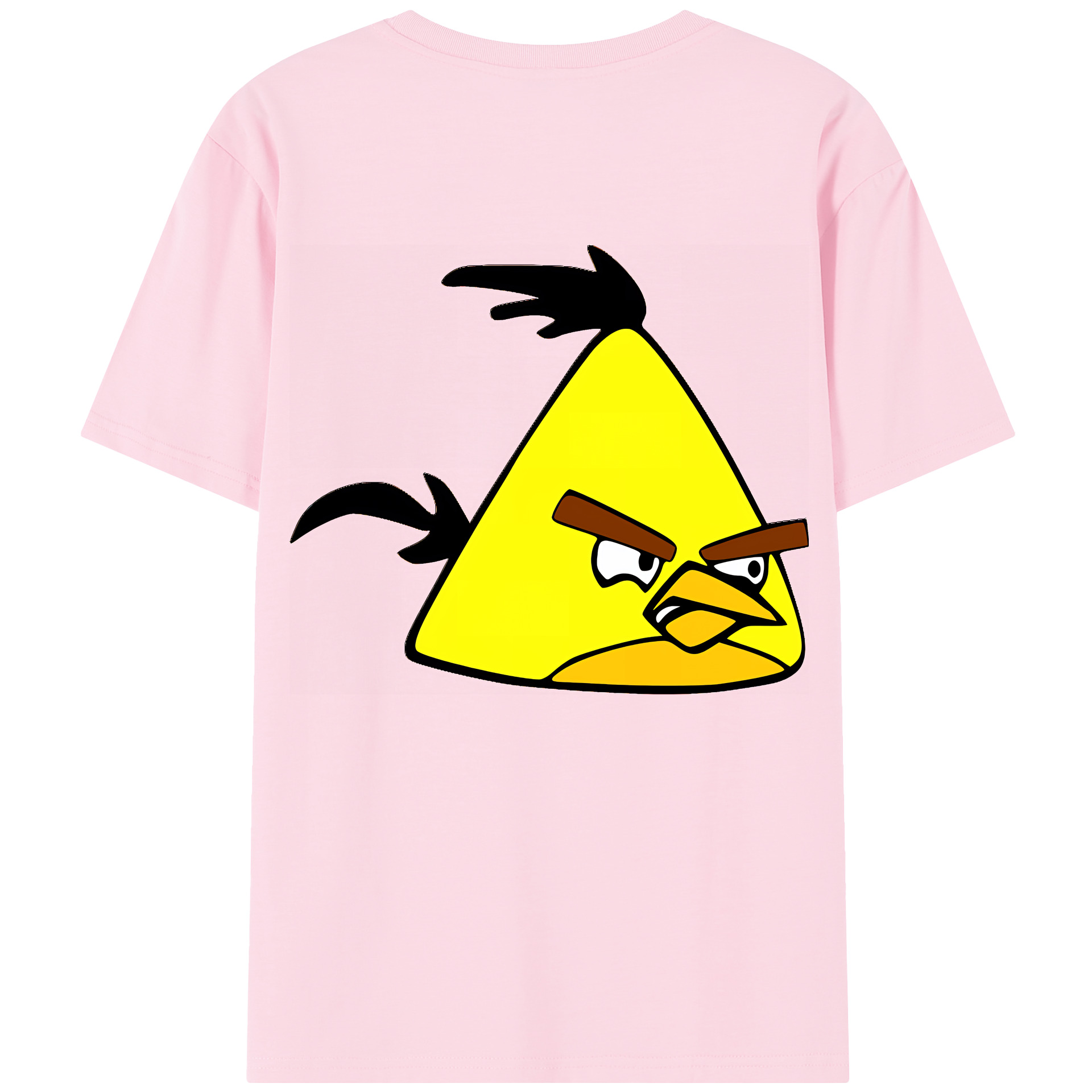 （画像用） Angry Birds アングリーバード 綿100％半袖Tシャツ（背面プリント）