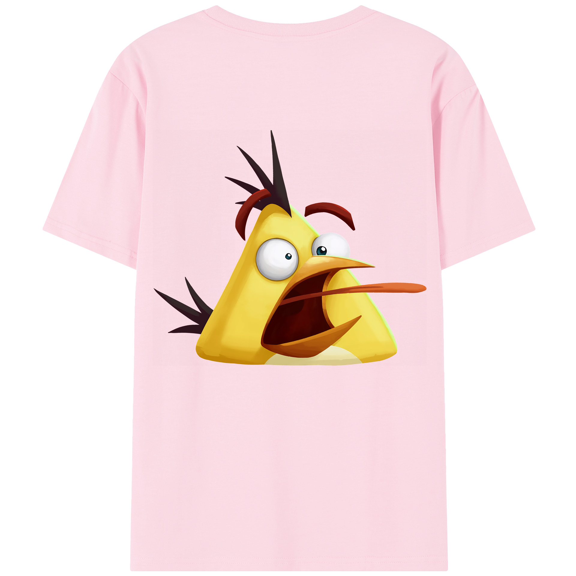 （画像用） Angry Birds アングリーバード 綿100％半袖Tシャツ（背面プリント）