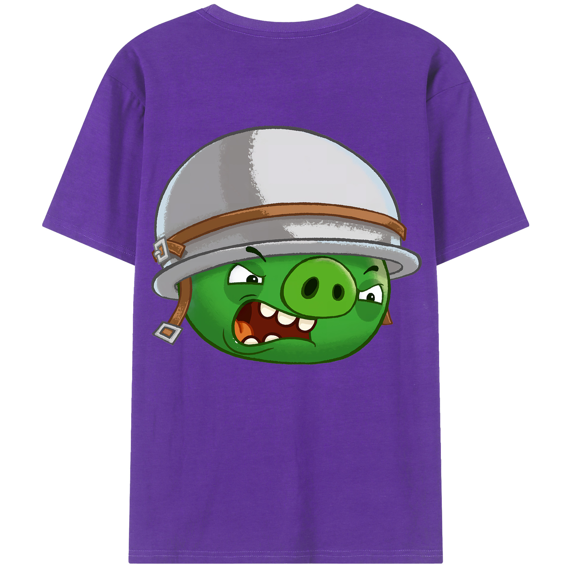 （画像用） Angry Birds アングリーバード 綿100％半袖Tシャツ（背面プリント）
