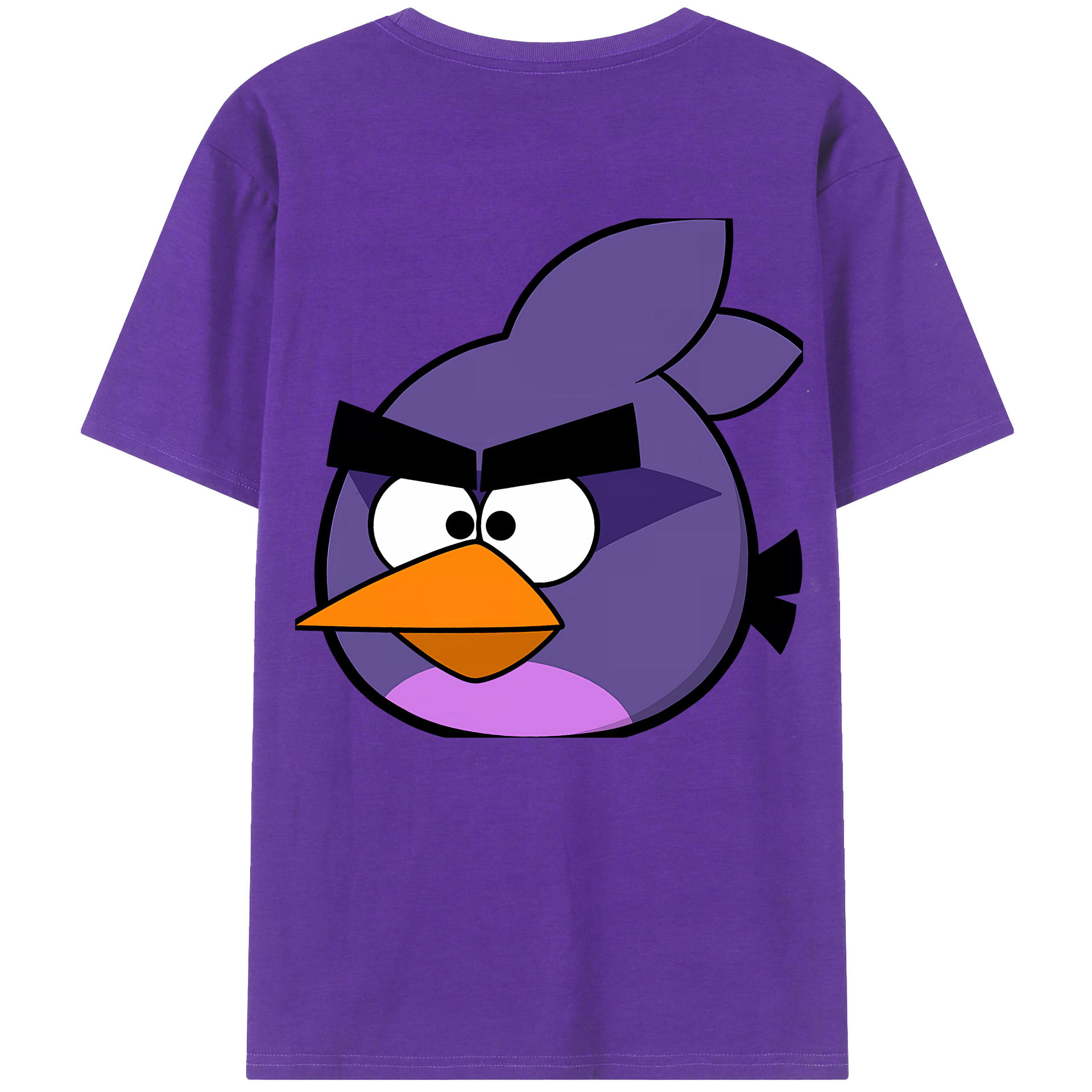 （画像用） Angry Birds アングリーバード 綿100％半袖Tシャツ（背面プリント）