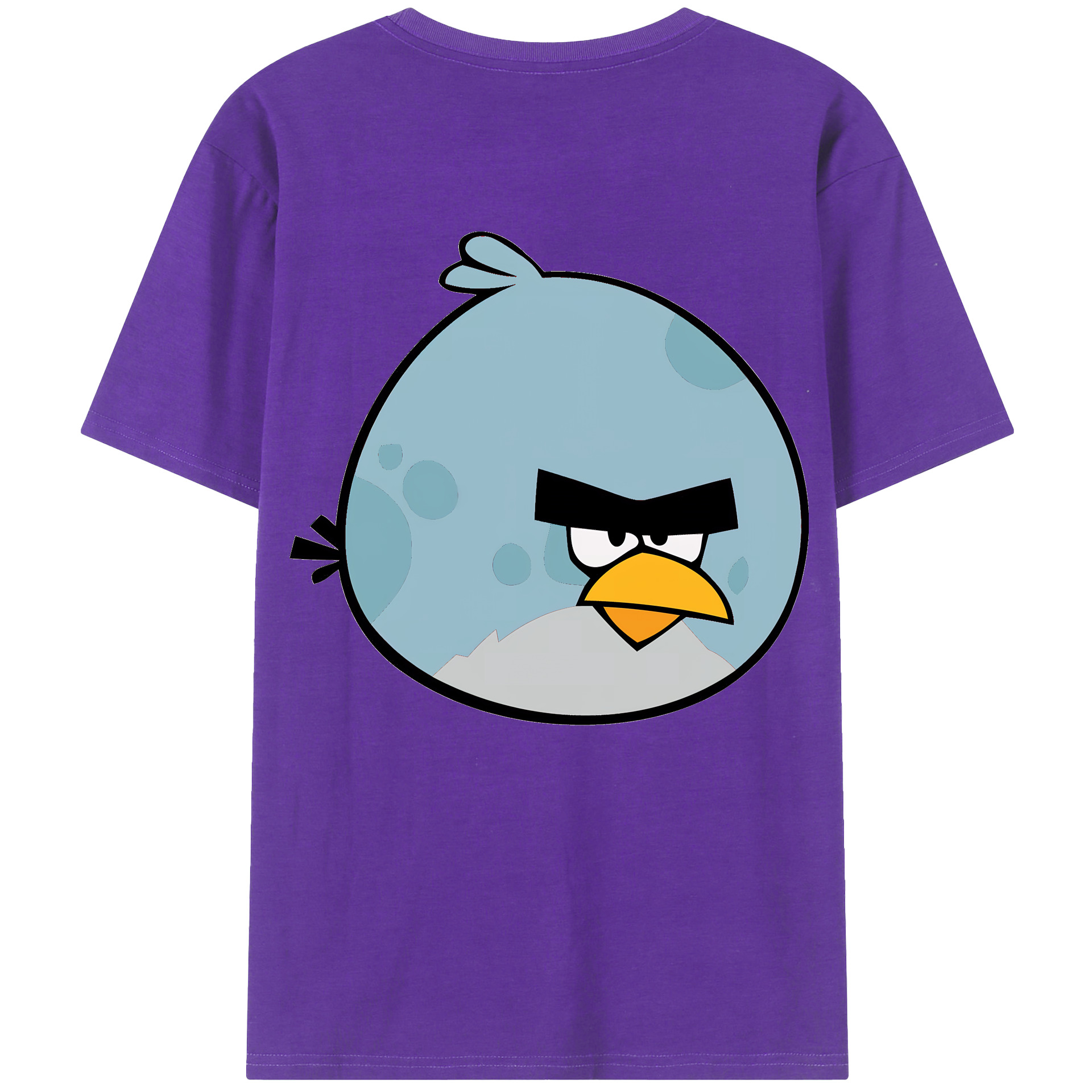 （画像用） Angry Birds アングリーバード 綿100％半袖Tシャツ（背面プリント）