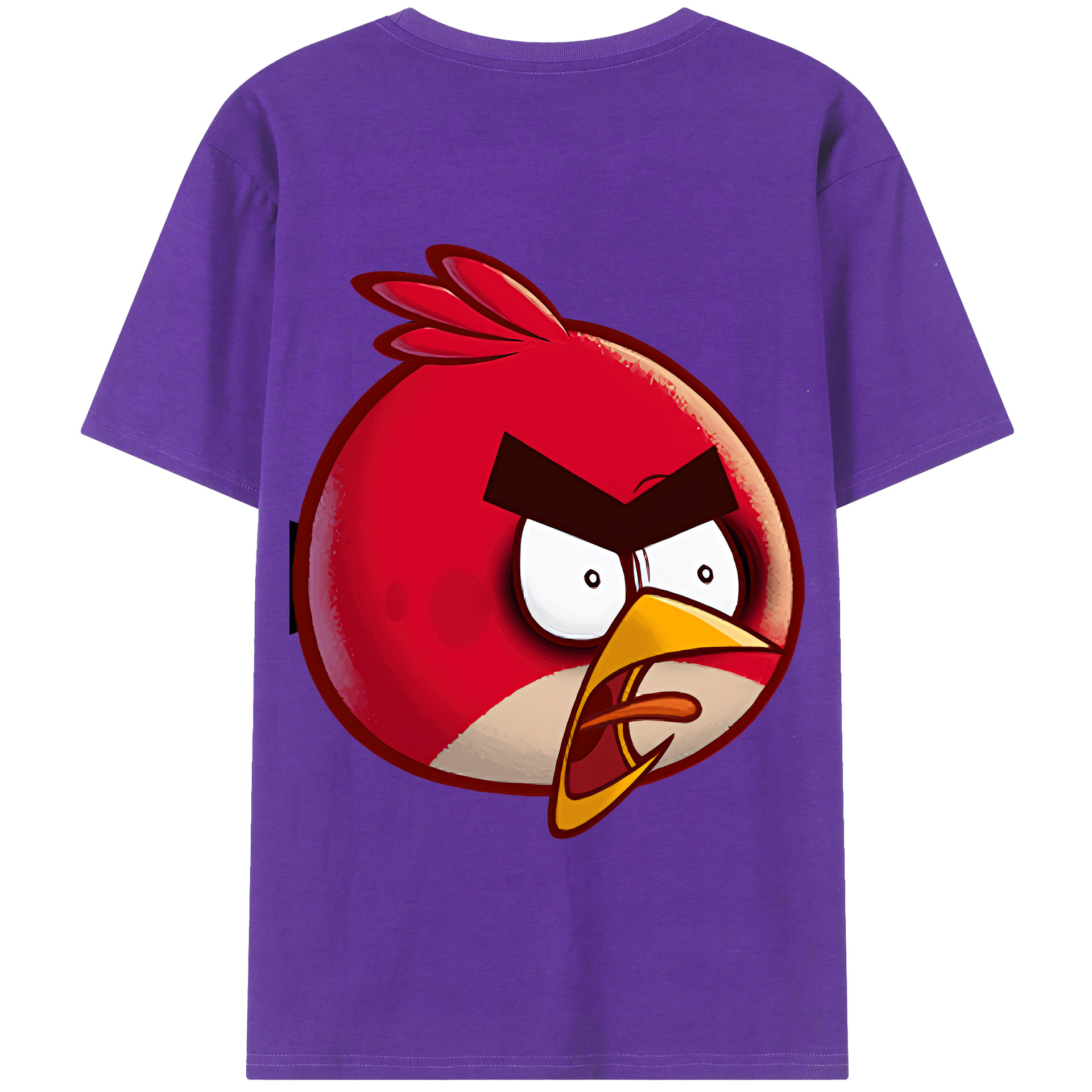 （画像用） Angry Birds アングリーバード 綿100％半袖Tシャツ（背面プリント）