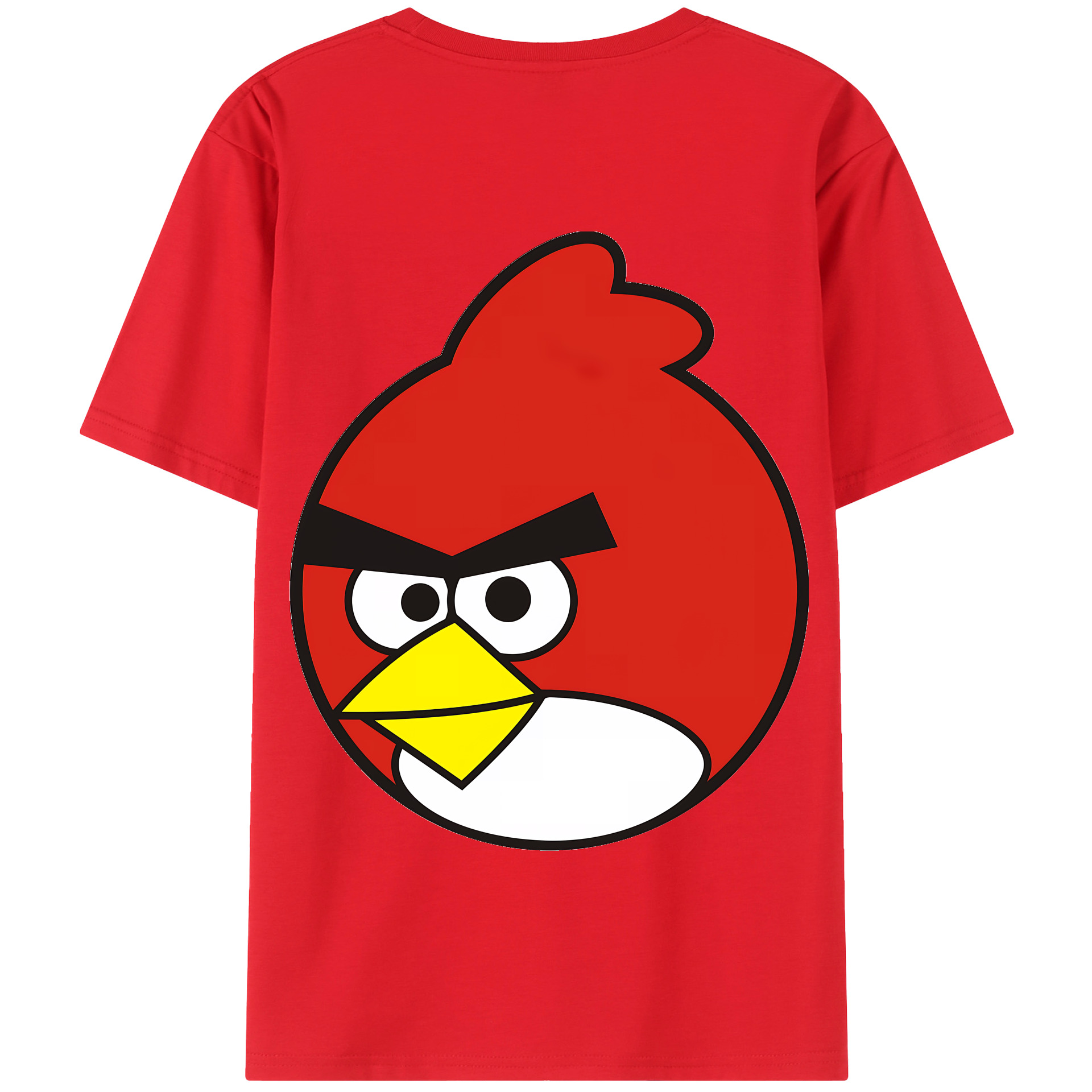 （画像用） Angry Birds アングリーバード 綿100％半袖Tシャツ（背面プリント）