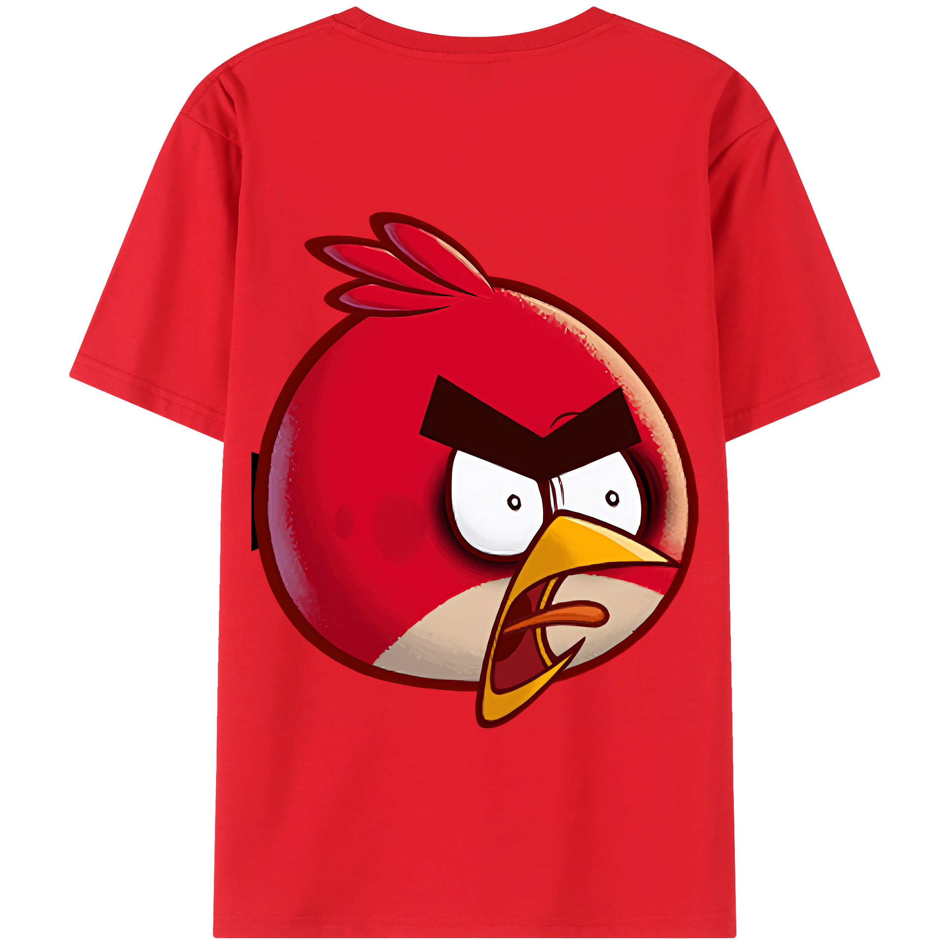 （画像用） Angry Birds アングリーバード 綿100％半袖Tシャツ（背面プリント）