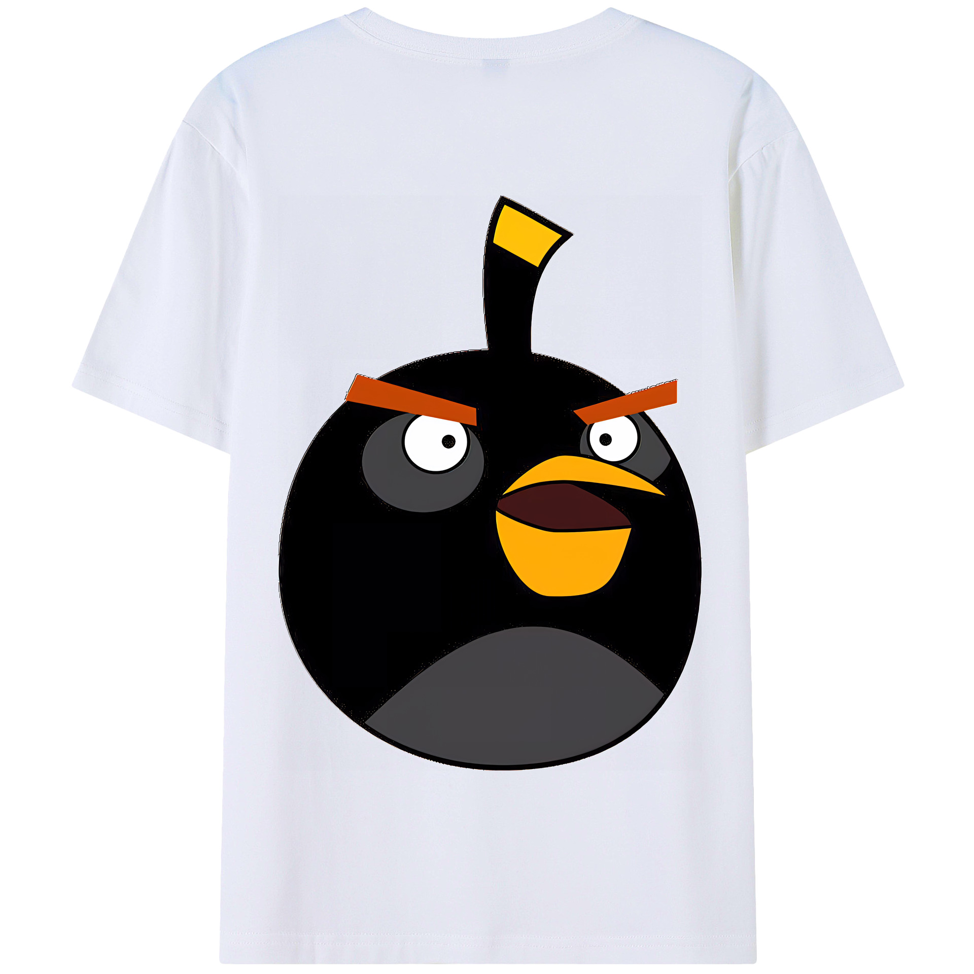 （画像用） Angry Birds アングリーバード 綿100％半袖Tシャツ（背面プリント）