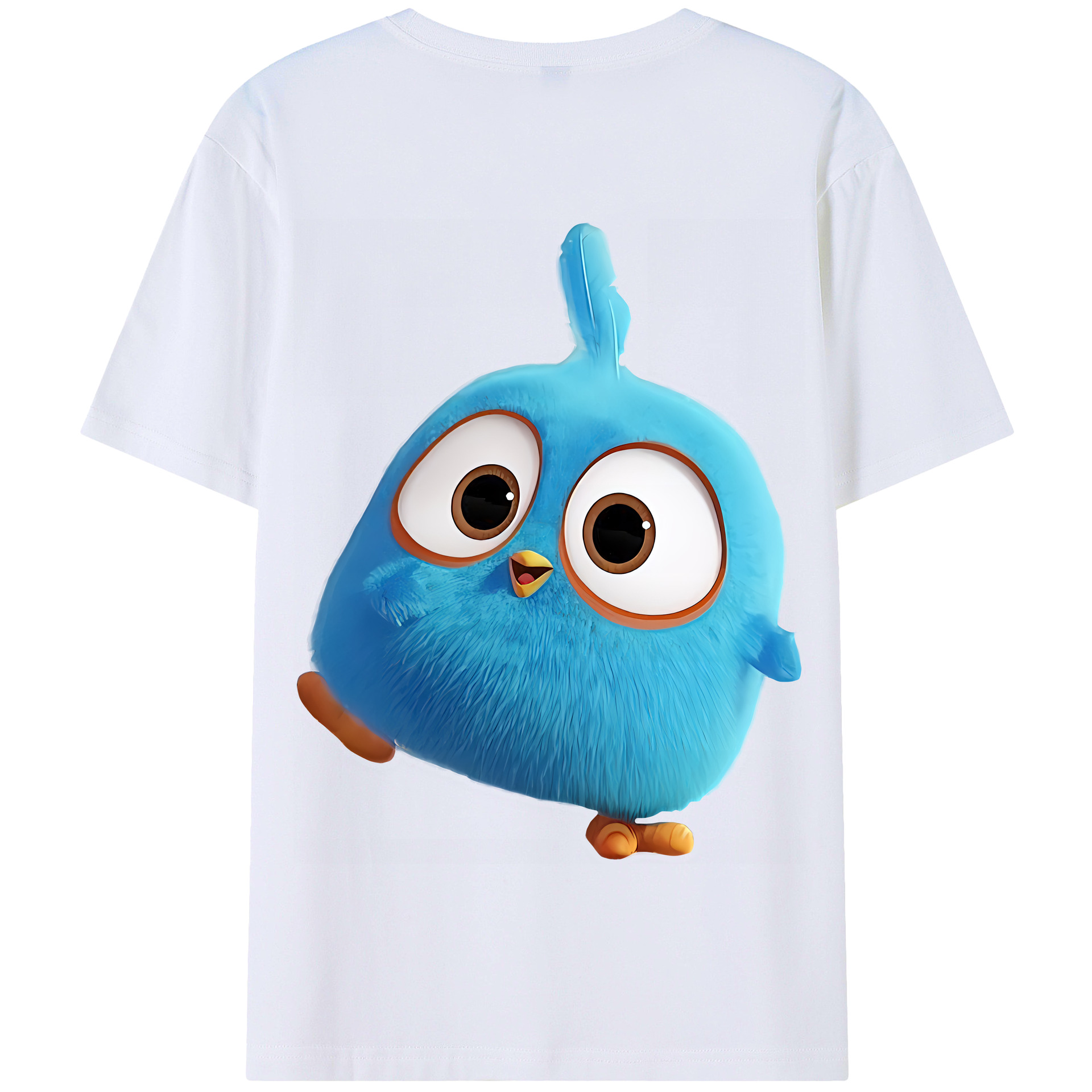 （画像用） Angry Birds アングリーバード 綿100％半袖Tシャツ（背面プリント）