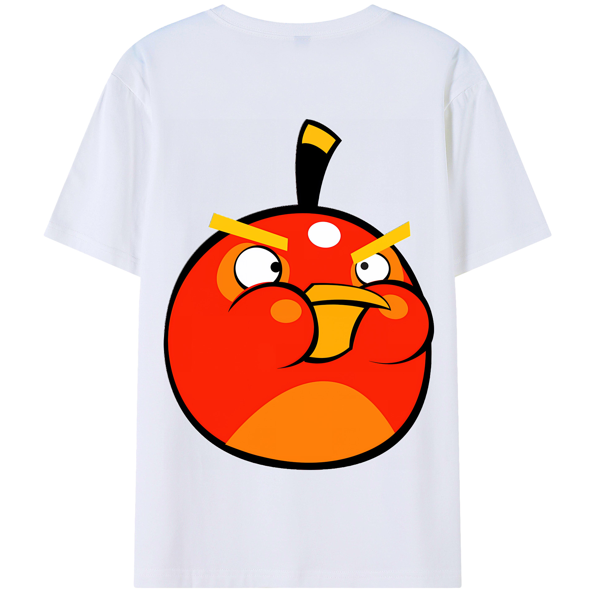 （画像用） Angry Birds アングリーバード 綿100％半袖Tシャツ（背面プリント）