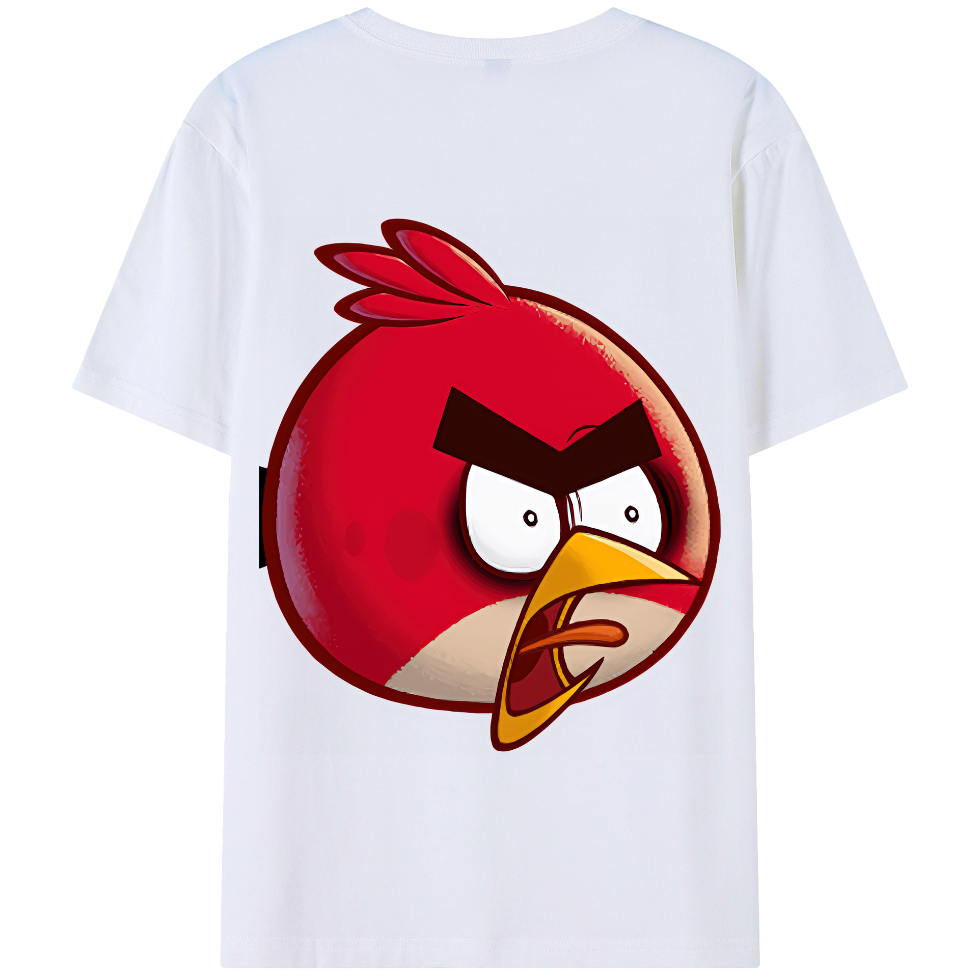 （画像用） Angry Birds アングリーバード 綿100％半袖Tシャツ（背面プリント）