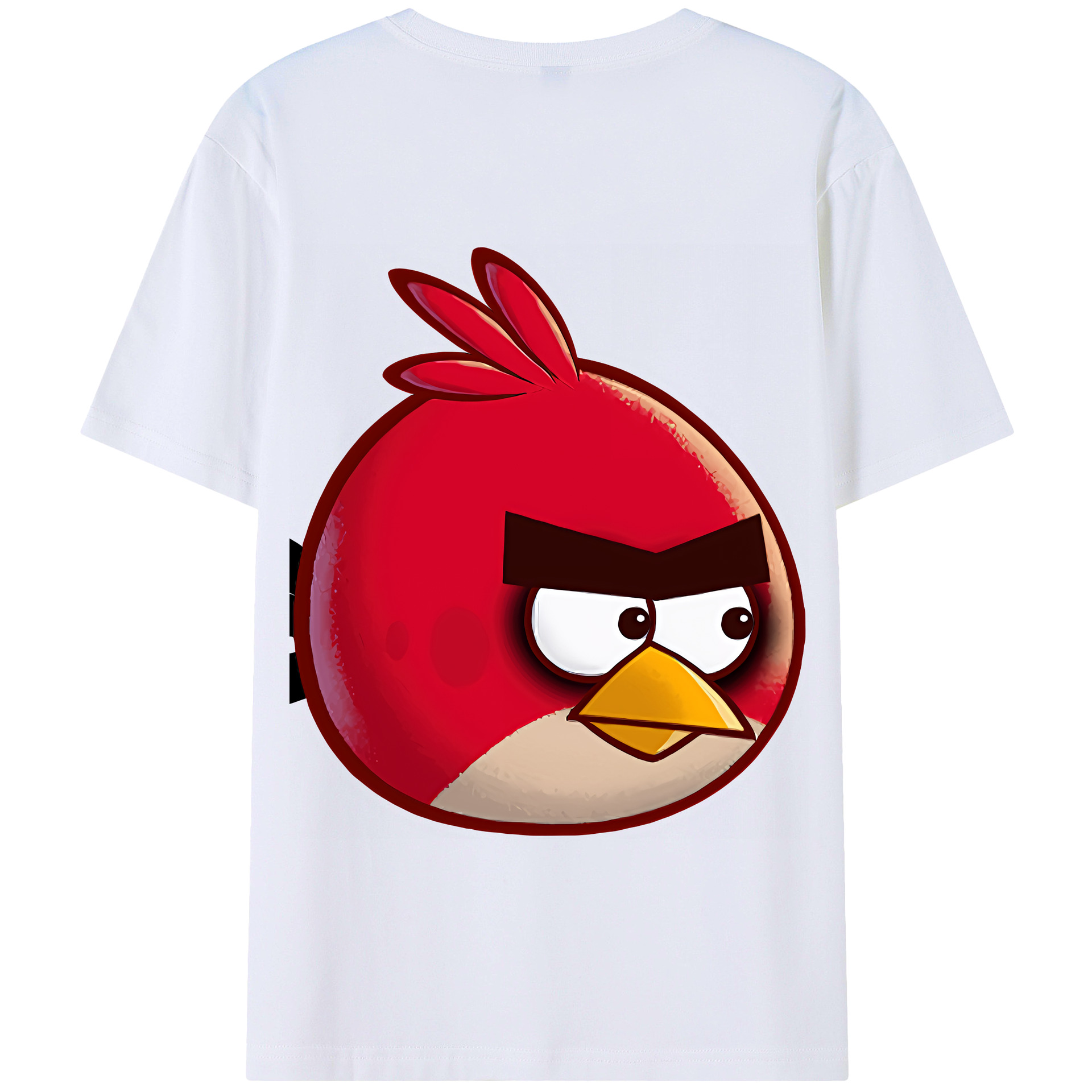 （画像用） Angry Birds アングリーバード 綿100％半袖Tシャツ（背面プリント）