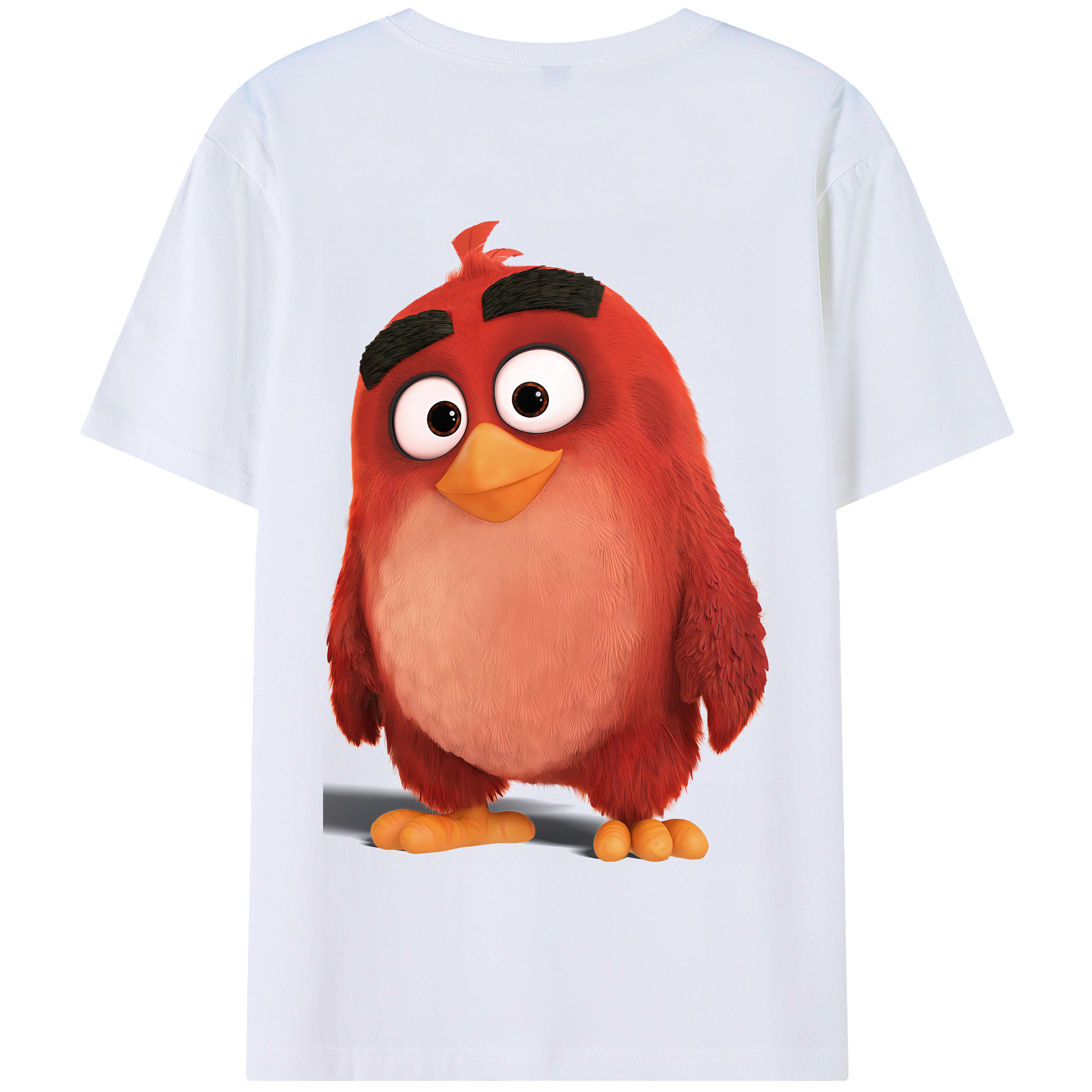 （画像用） Angry Birds アングリーバード 綿100％半袖Tシャツ（背面プリント）