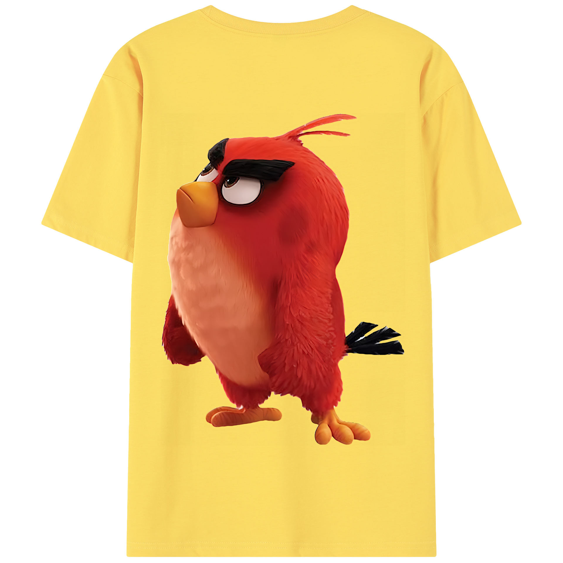 （画像用） Angry Birds アングリーバード 綿100％半袖Tシャツ（背面プリント）