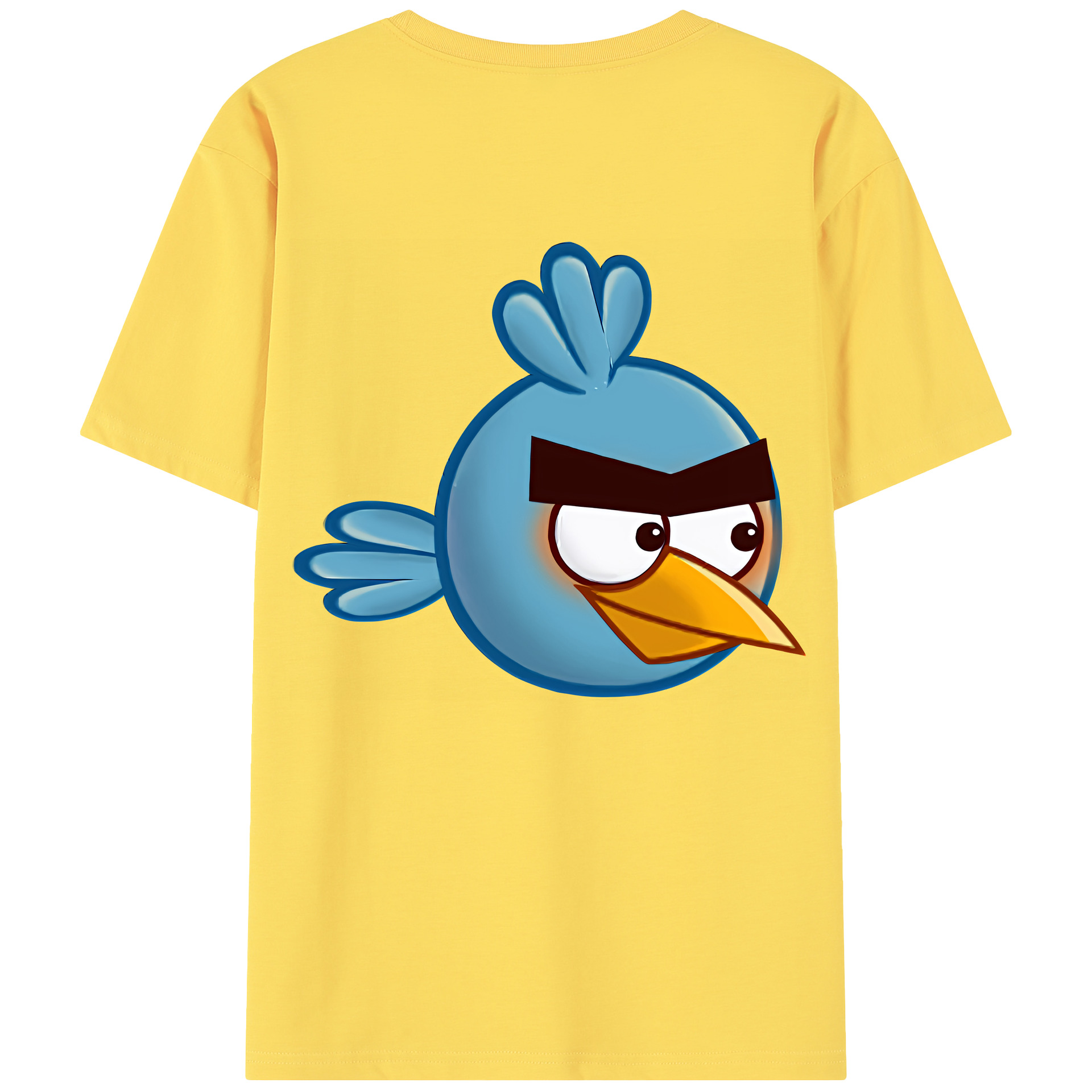 （画像用） Angry Birds アングリーバード 綿100％半袖Tシャツ（背面プリント）