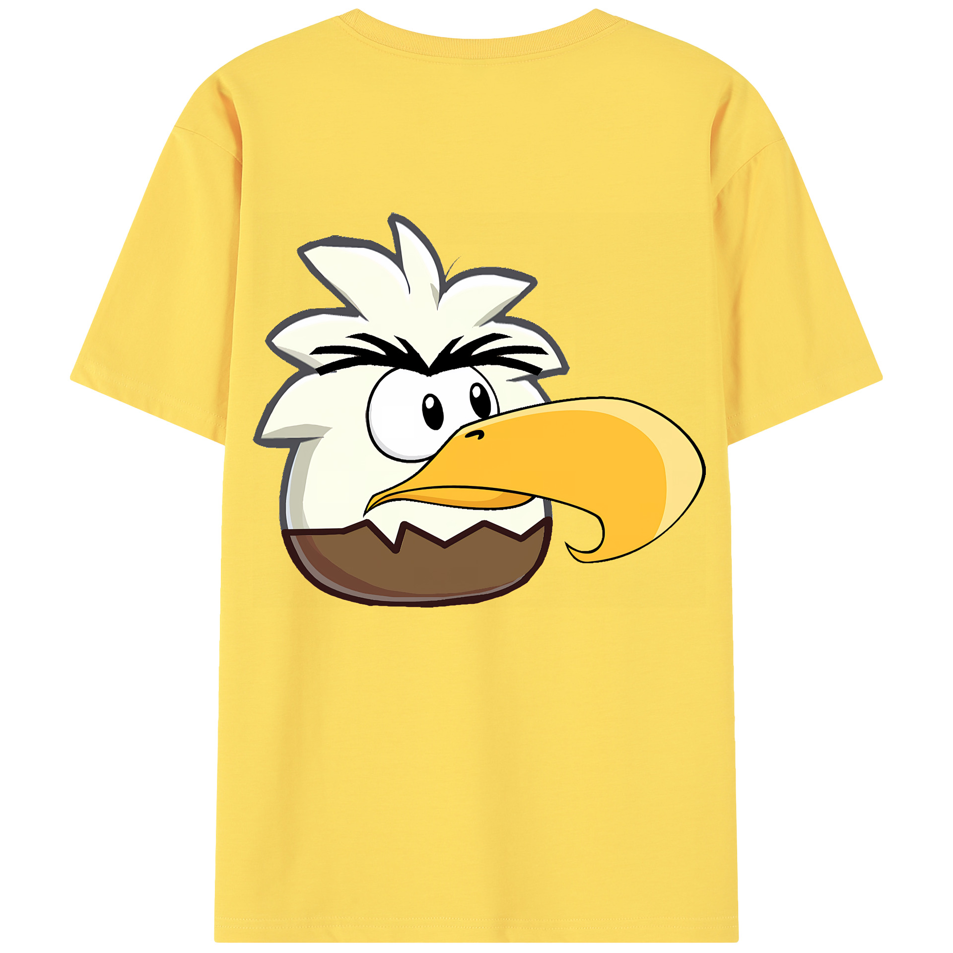 （画像用） Angry Birds アングリーバード 綿100％半袖Tシャツ（背面プリント）