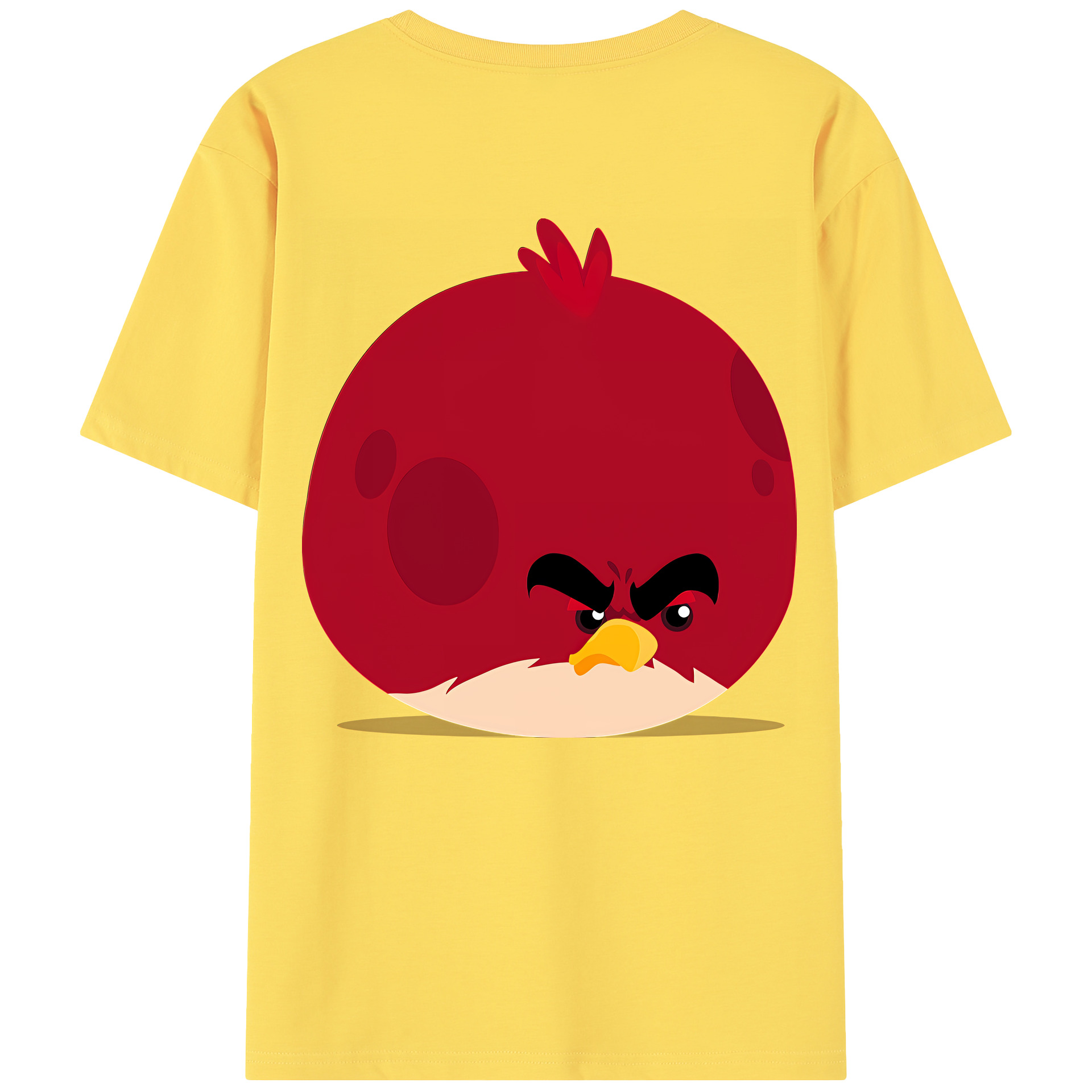 （画像用） Angry Birds アングリーバード 綿100％半袖Tシャツ（背面プリント）