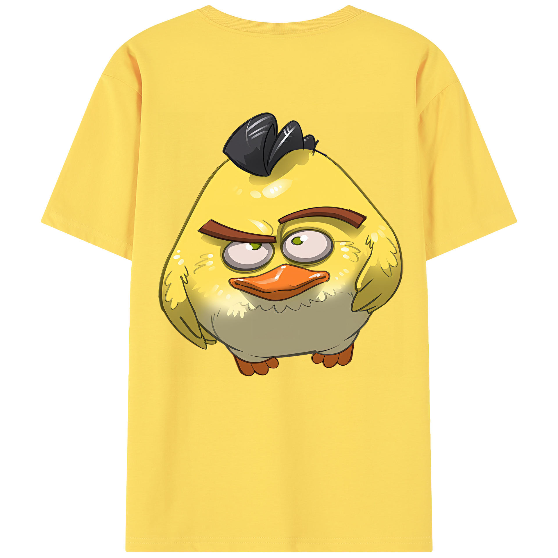 （画像用） Angry Birds アングリーバード 綿100％半袖Tシャツ（背面プリント）