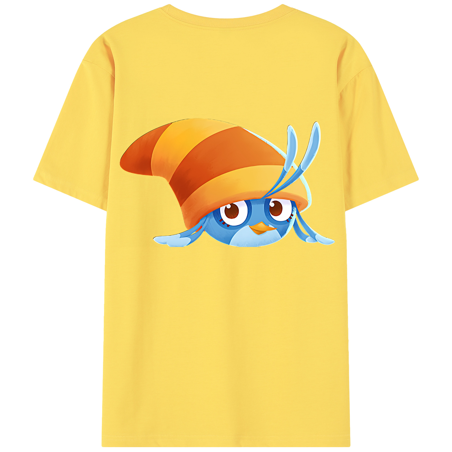 （画像用） Angry Birds アングリーバード 綿100％半袖Tシャツ（背面プリント）