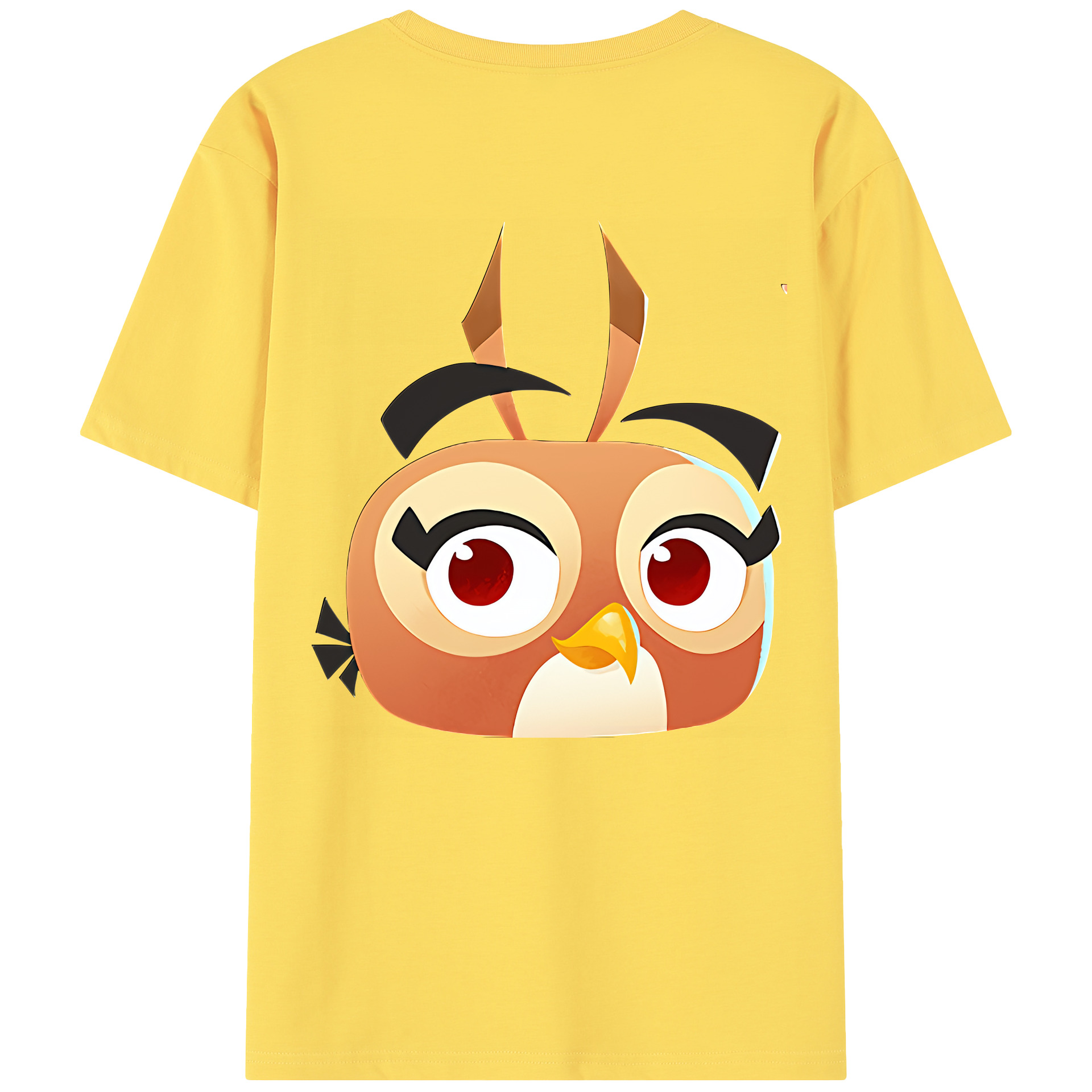（画像用） Angry Birds アングリーバード 綿100％半袖Tシャツ（背面プリント）