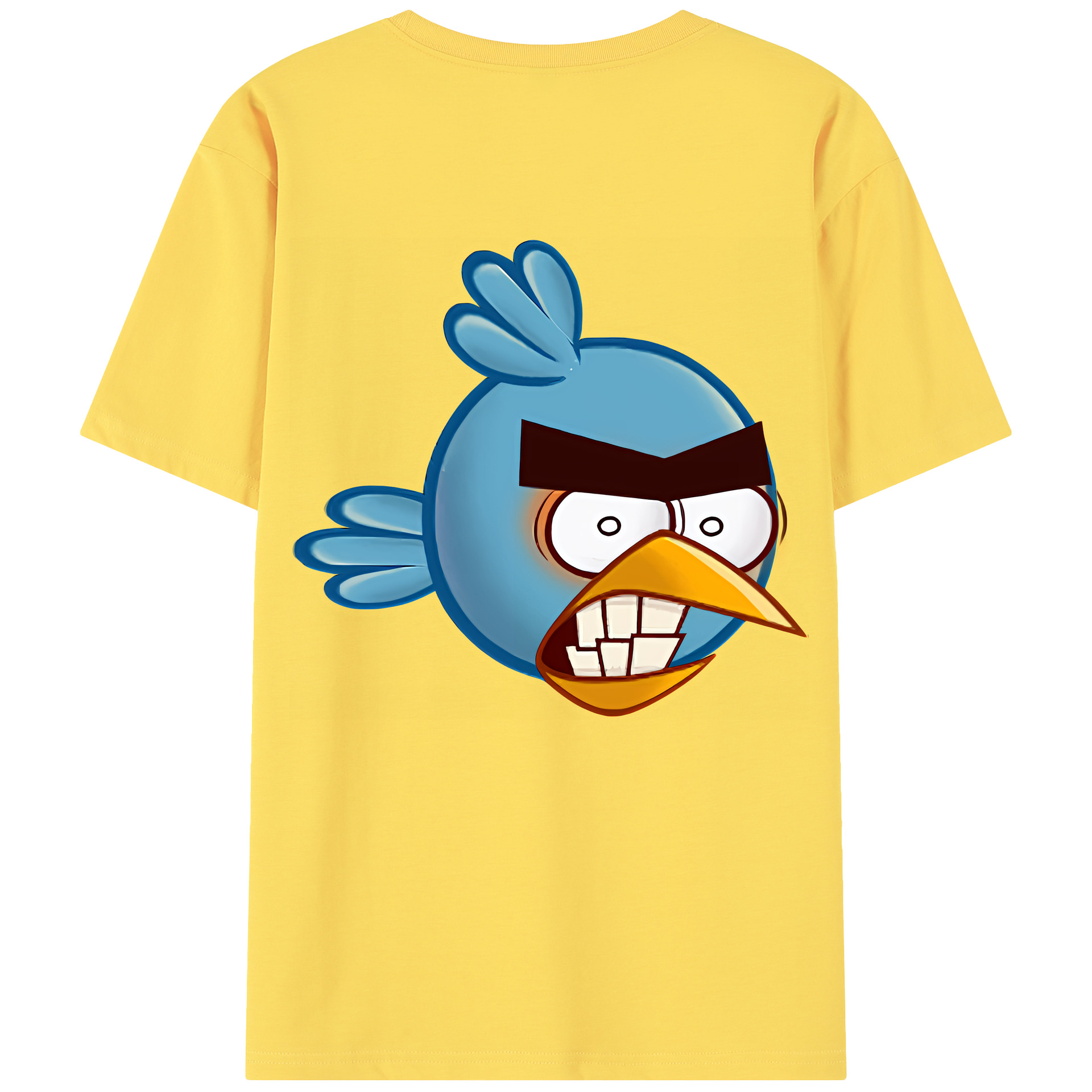 （画像用） Angry Birds アングリーバード 綿100％半袖Tシャツ（背面プリント）