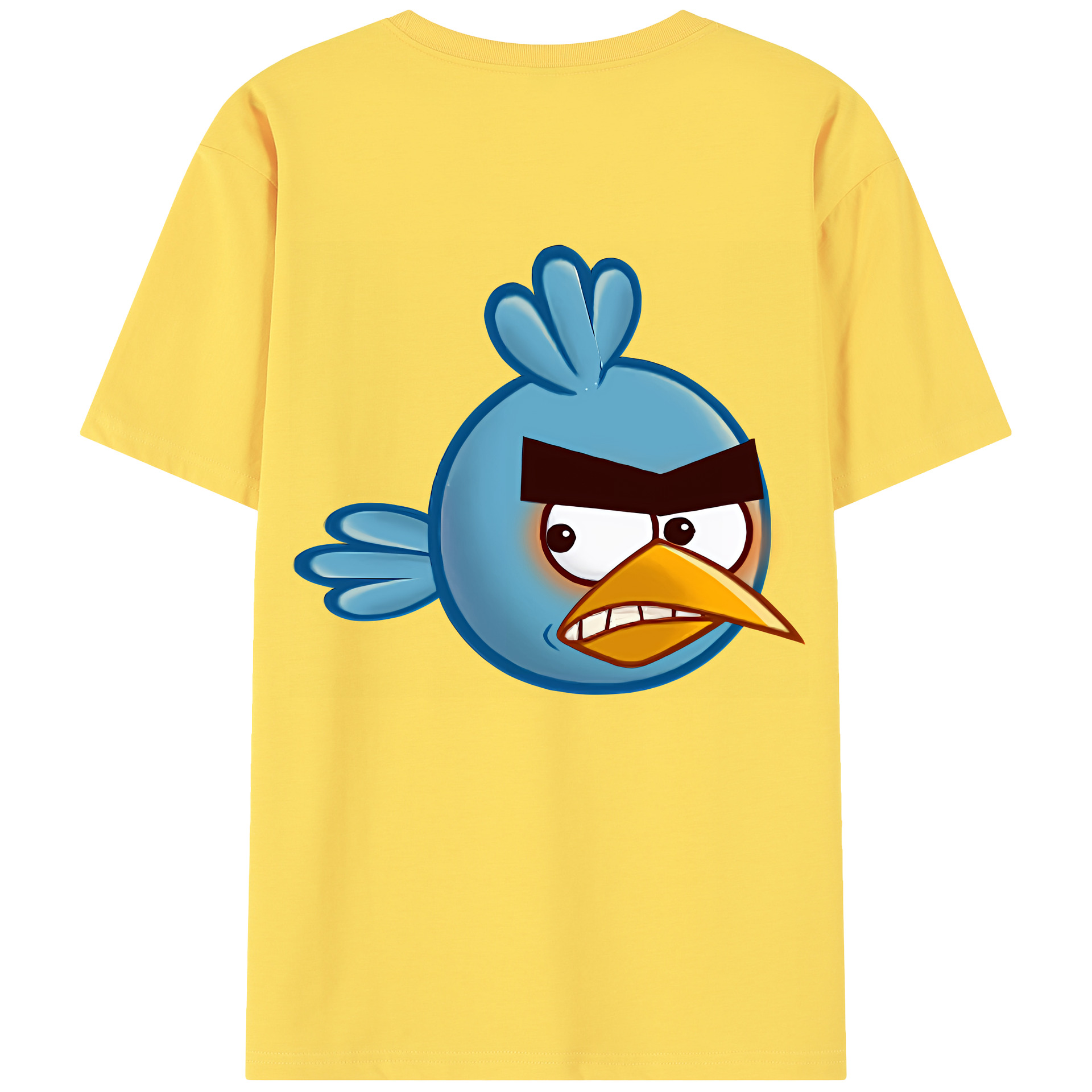 （画像用） Angry Birds アングリーバード 綿100％半袖Tシャツ（背面プリント）