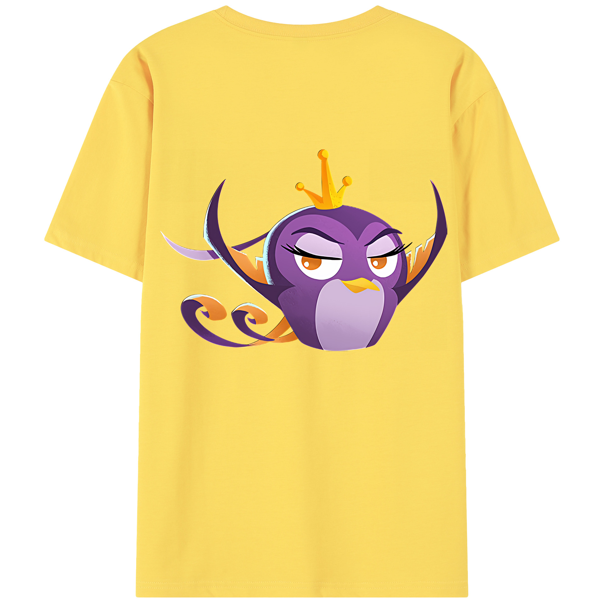 （画像用） Angry Birds アングリーバード 綿100％半袖Tシャツ（背面プリント）