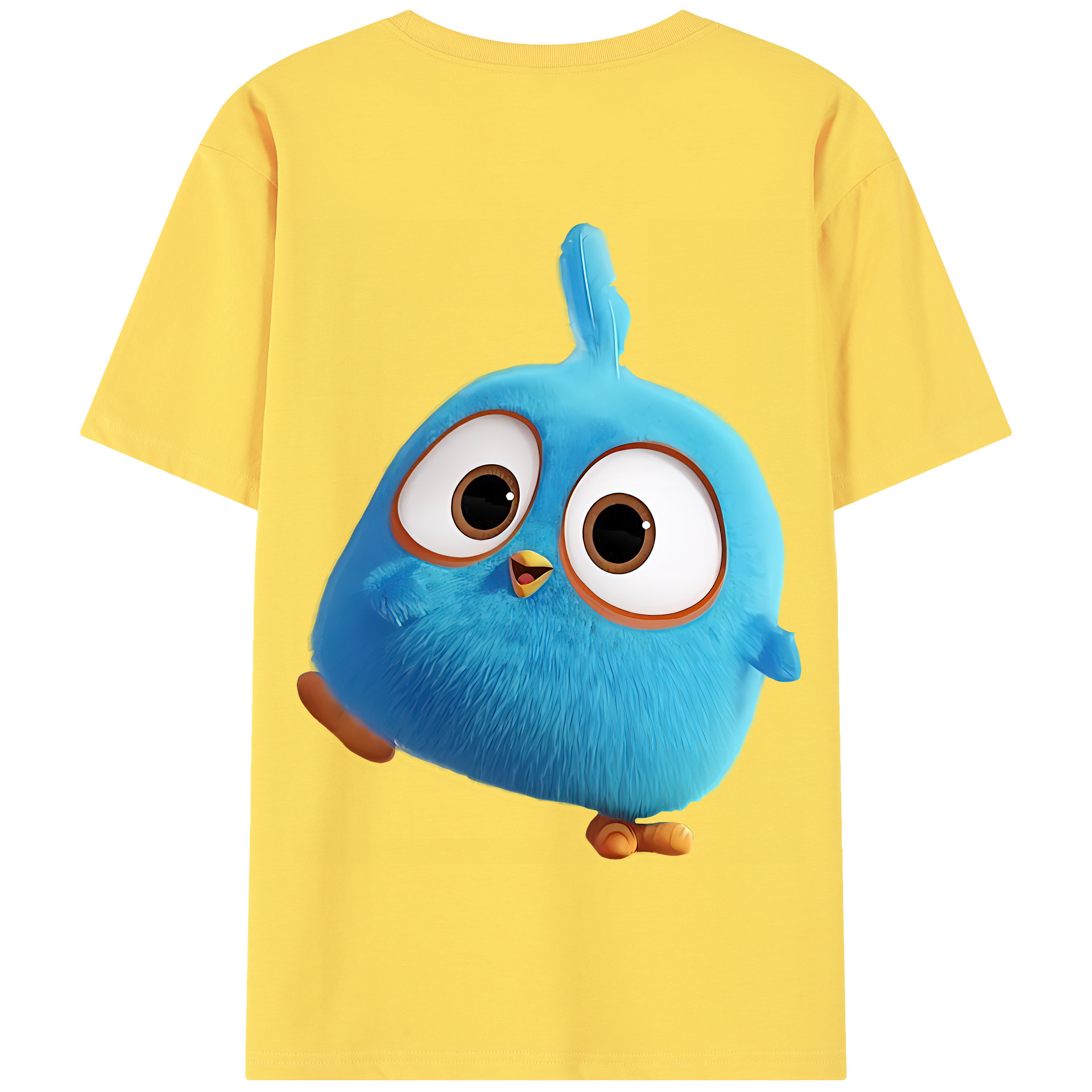 （画像用） Angry Birds アングリーバード 綿100％半袖Tシャツ（背面プリント）