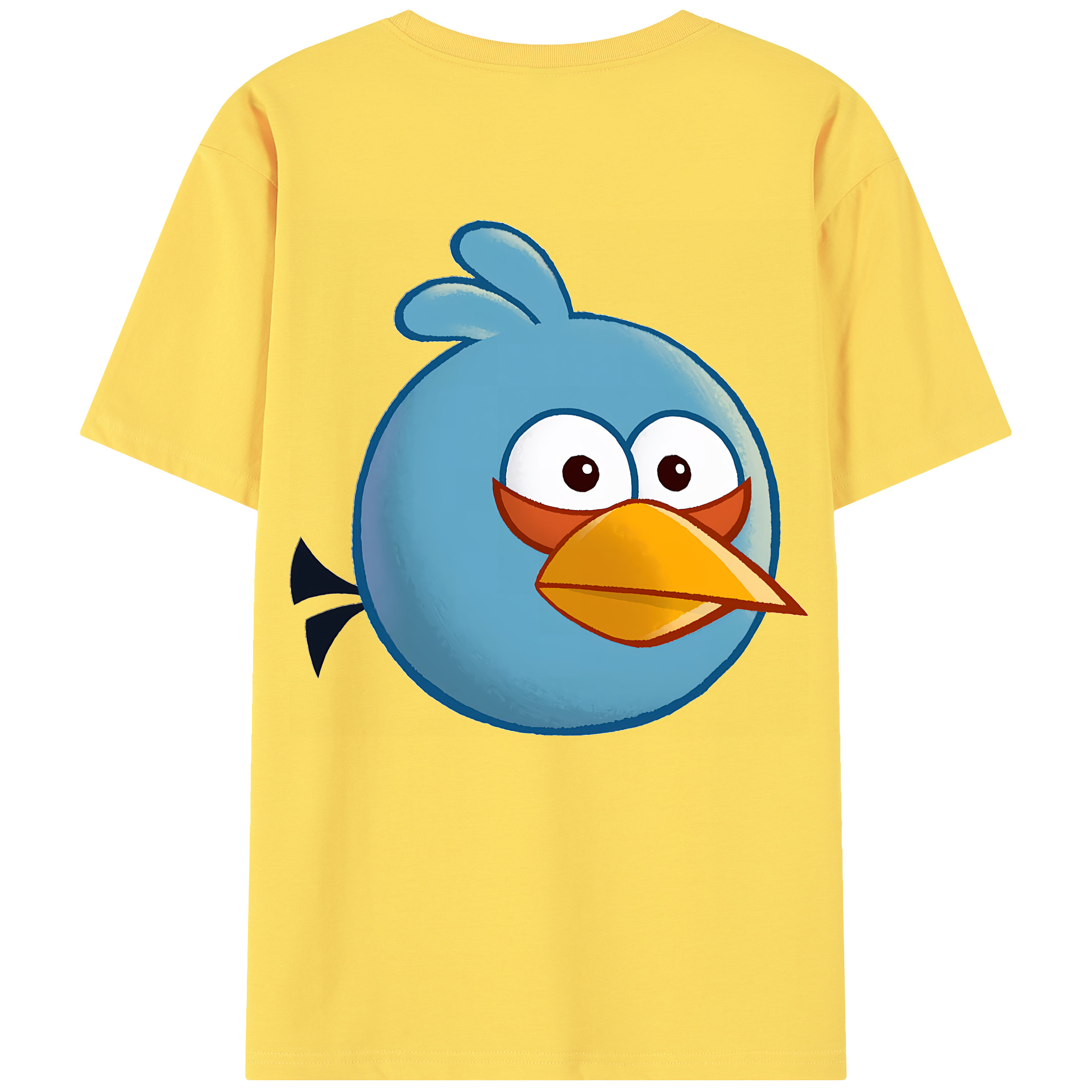 （画像用） Angry Birds アングリーバード 綿100％半袖Tシャツ（背面プリント）