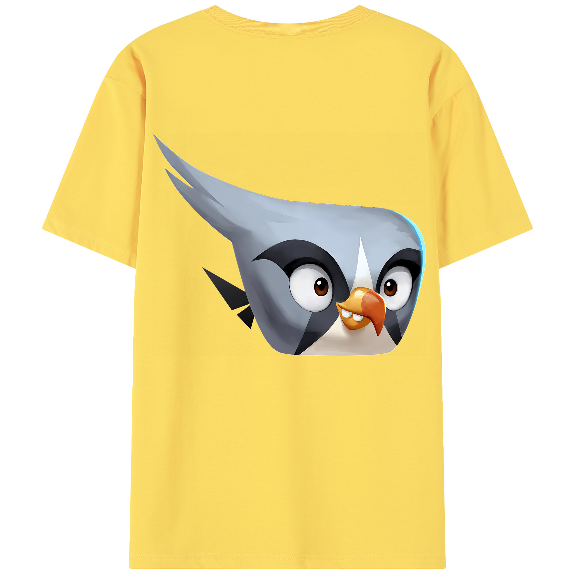 （画像用） Angry Birds アングリーバード 綿100％半袖Tシャツ（背面プリント）