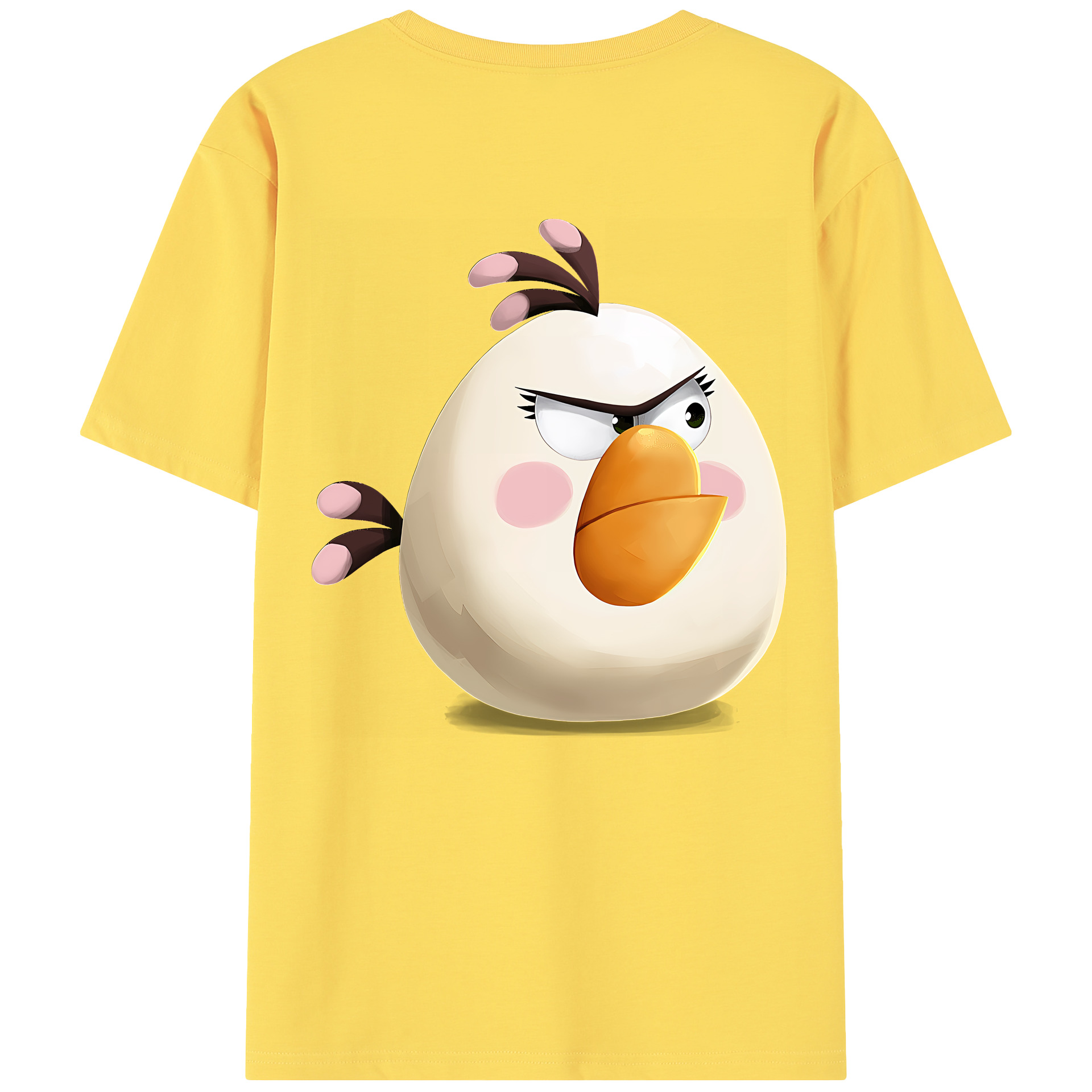 （画像用） Angry Birds アングリーバード 綿100％半袖Tシャツ（背面プリント）