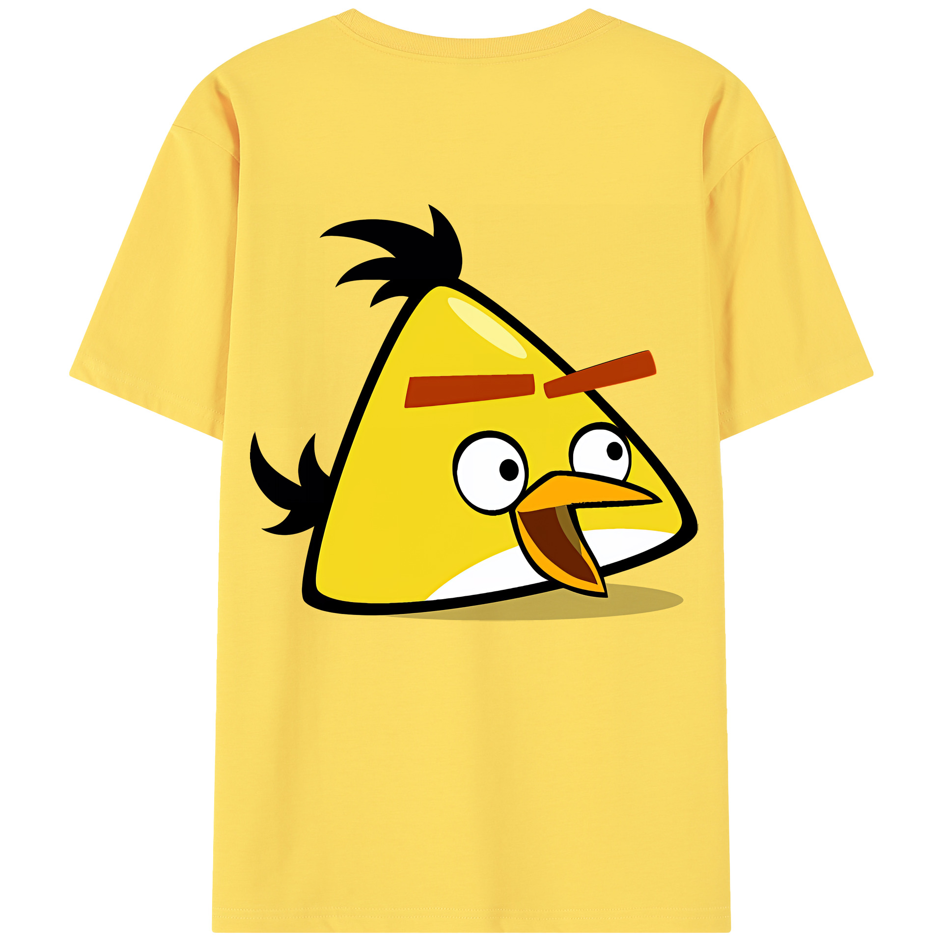 （画像用） Angry Birds アングリーバード 綿100％半袖Tシャツ（背面プリント）
