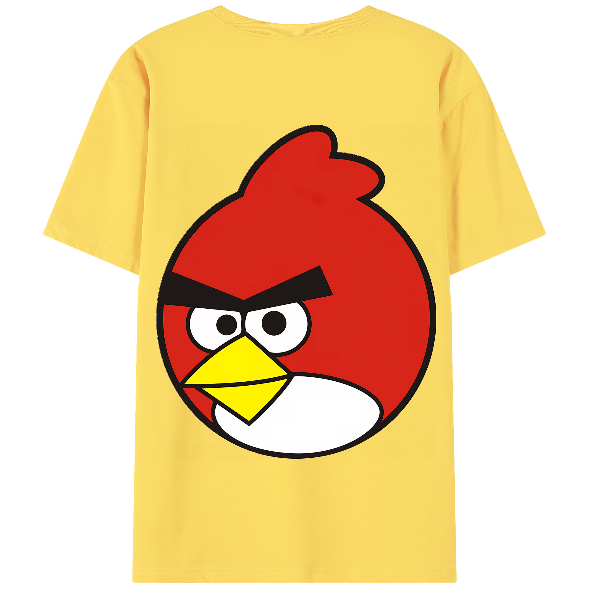 （画像用） Angry Birds アングリーバード 綿100％半袖Tシャツ（背面プリント）