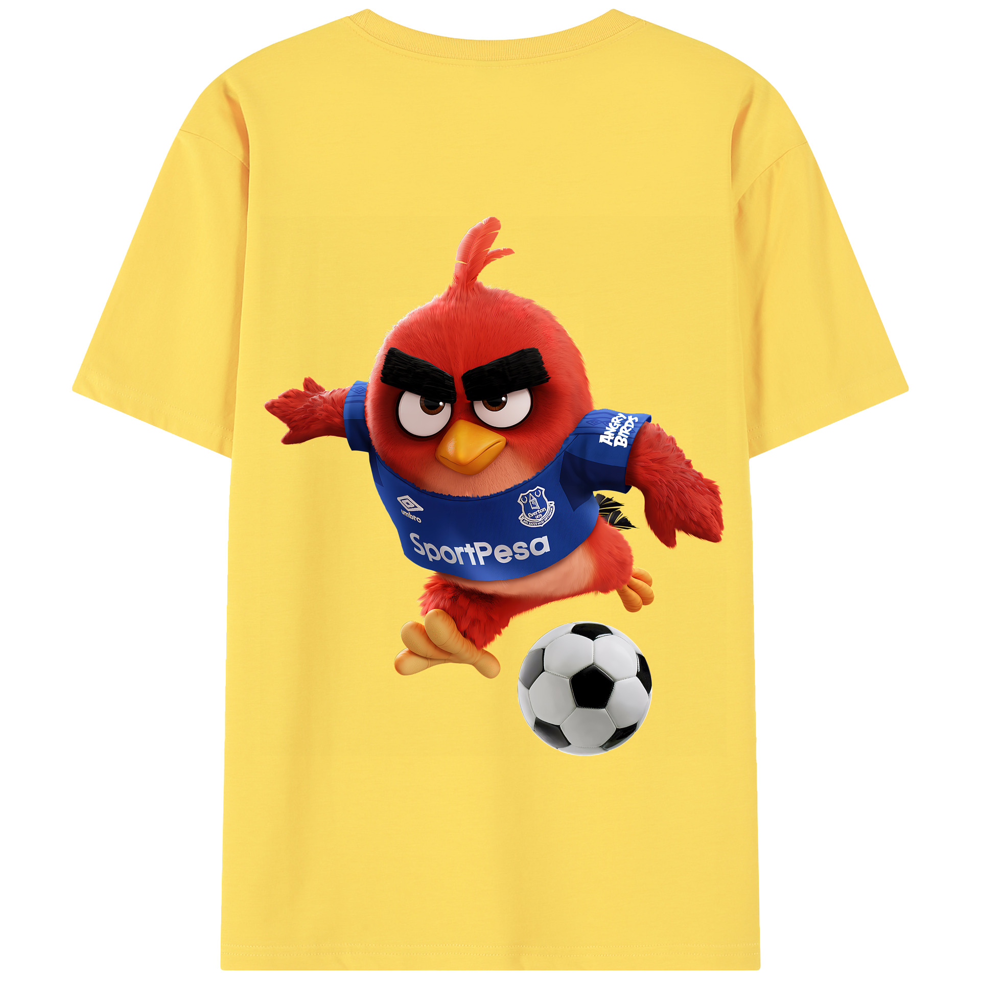 （画像用） Angry Birds アングリーバード 綿100％半袖Tシャツ（背面プリント）