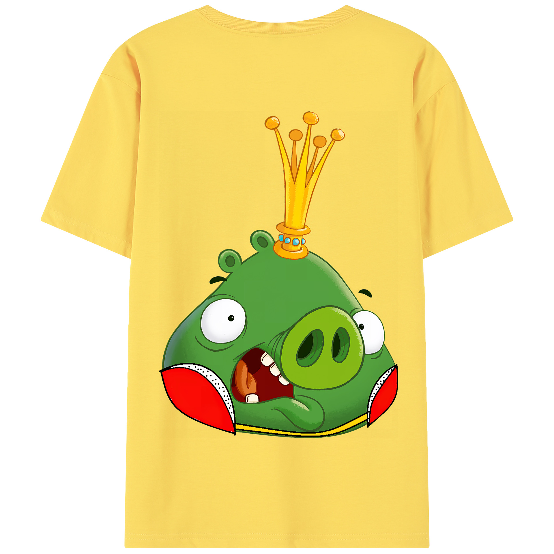 （画像用） Angry Birds アングリーバード 綿100％半袖Tシャツ（背面プリント）