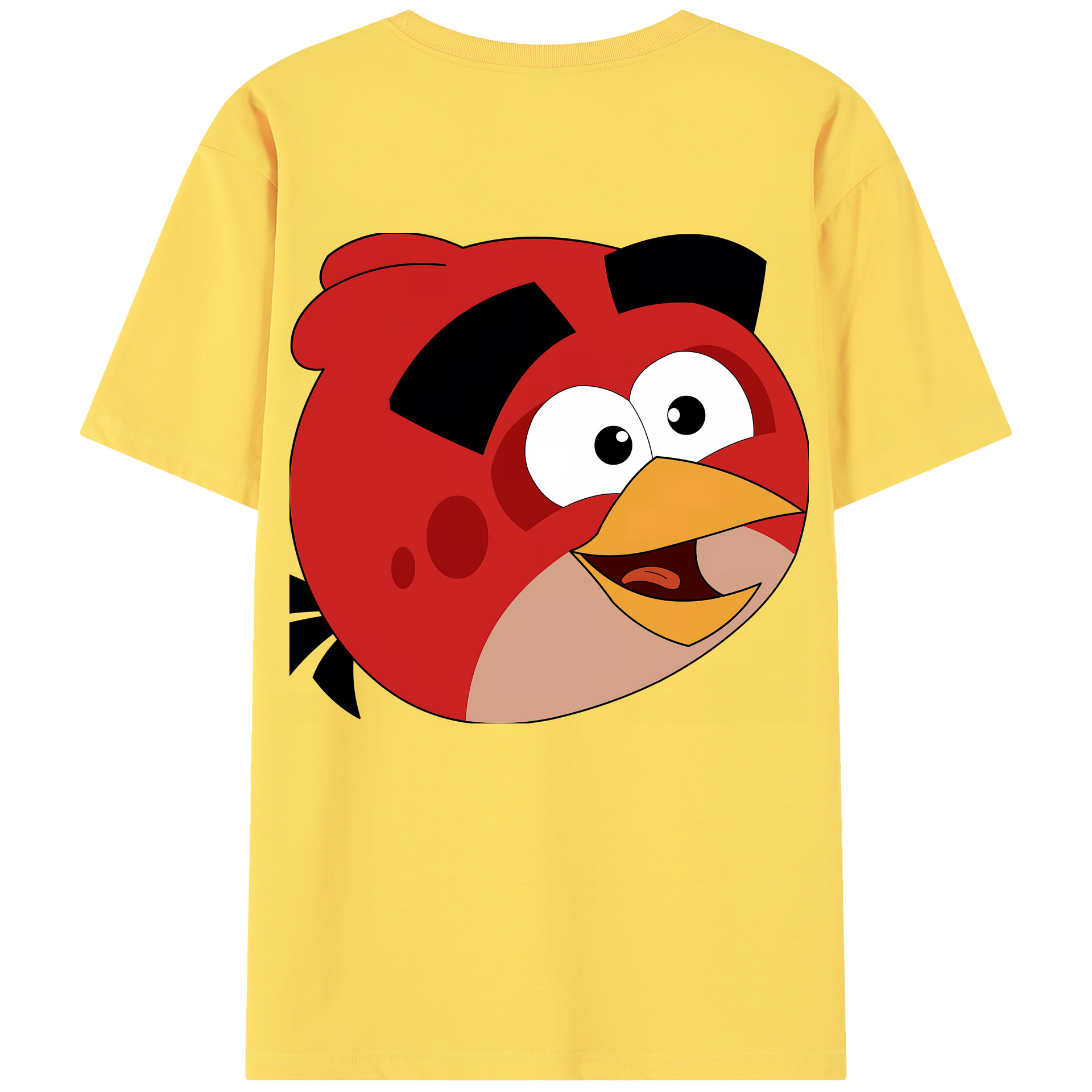 （画像用） Angry Birds アングリーバード 綿100％半袖Tシャツ（背面プリント）